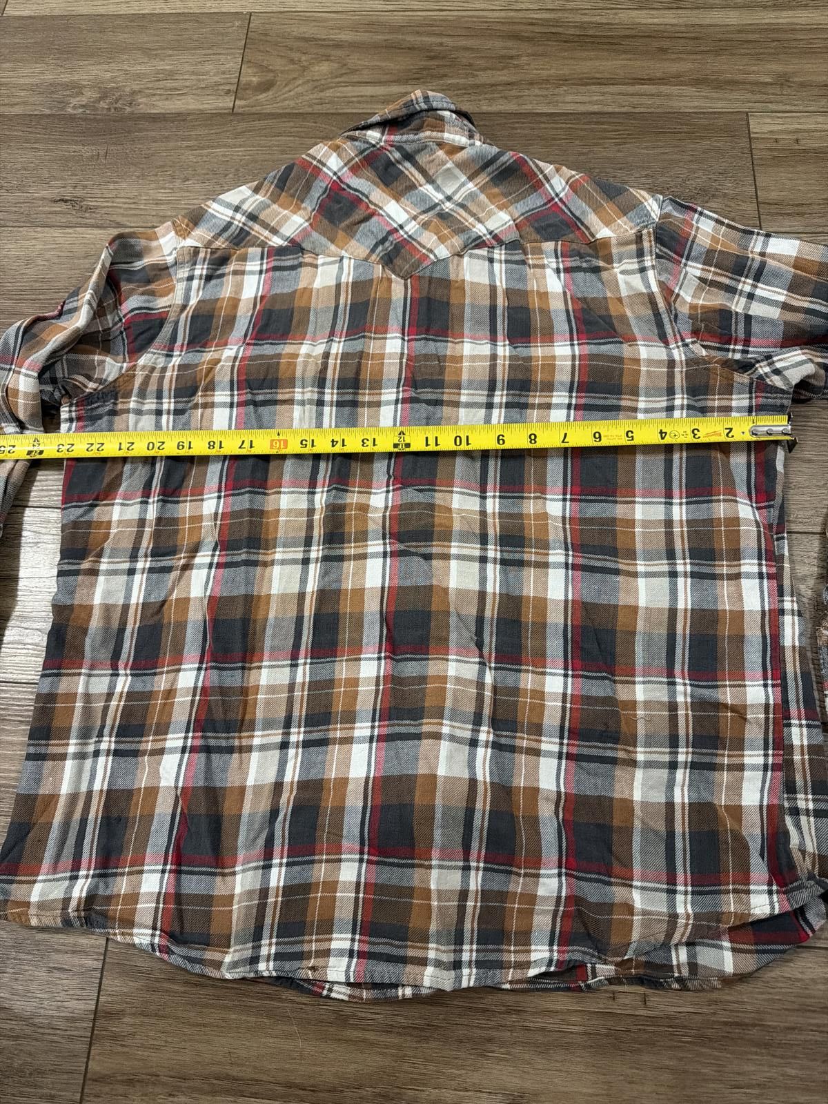 Wrangler Vintage Wrangler Western Cowboy Snap Shirt Plaid 90s Y2K Size US XL / EU 56 / 4 - 7 Thumbnail