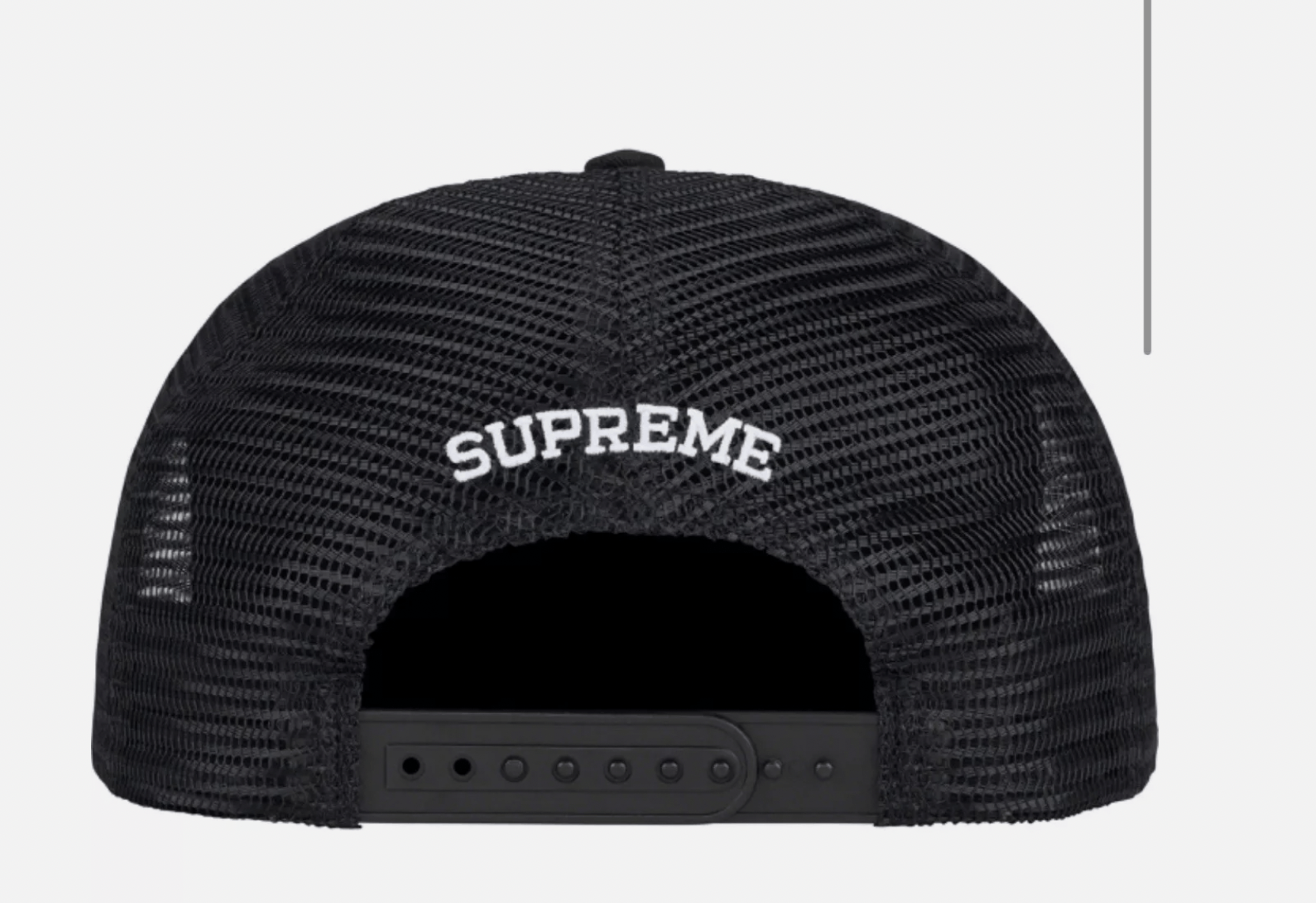 Supreme NWT Supreme Camacho Mesh Back 5-Panel - Black Size ONE SIZE - 2 Thumbnail