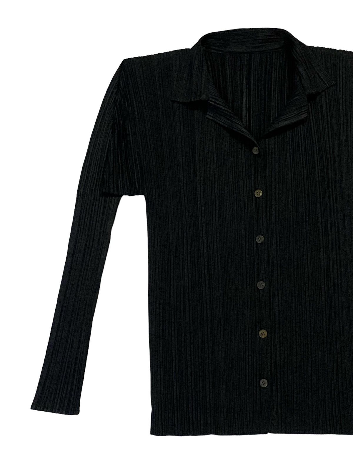 Issey Miyake Pleats Please Pleated Basics Button Ups Size L / US 10 / IT 46 - 19 Thumbnail