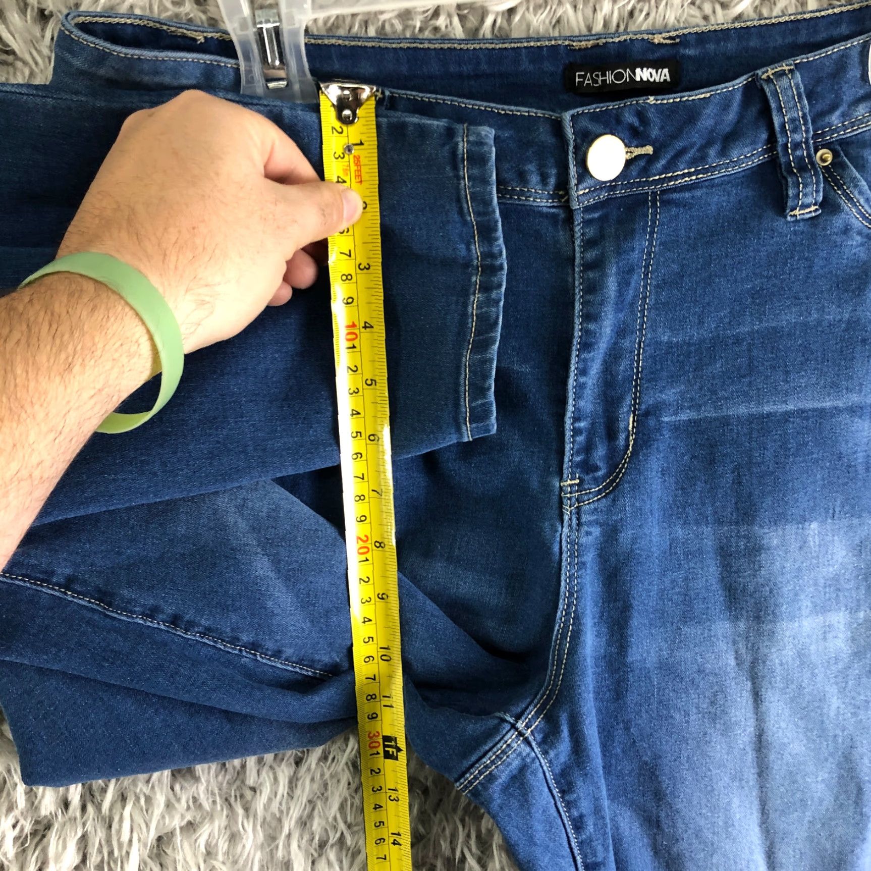 Fashion Nova Fashion Nova Jeans Womens Size 16 High Rise Skinny Medium Wash Blue Denim Size 38" / US 16 / IT 52 - 4 Thumbnail