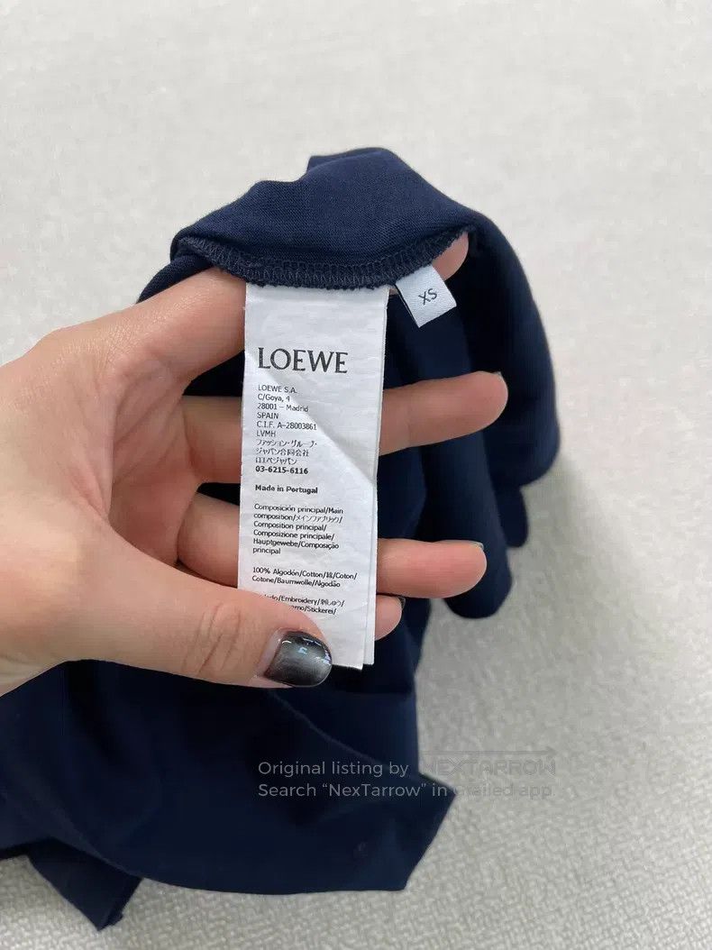 Loewe Loewe FW21 Anagram Round Neck Short Sleeve T-Shirt Size XS / US 0-2 / IT 36-38 - 3 Thumbnail