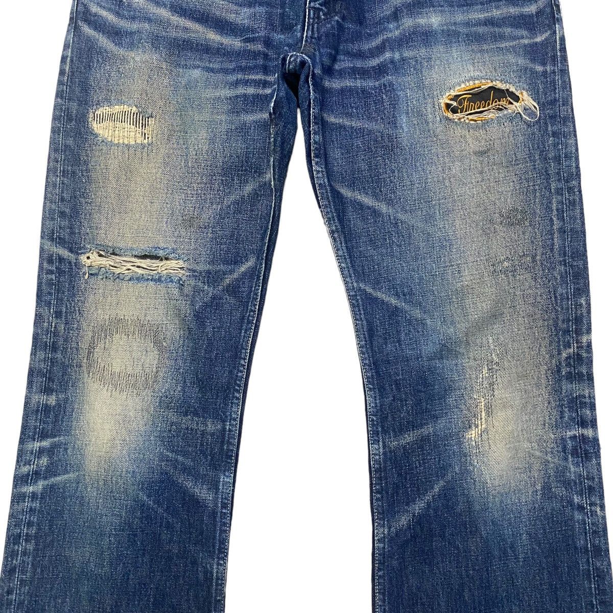 roarguns Roarguns Distressed Denim Flare Jeans Size US 34 / EU 50 - 7 Thumbnail