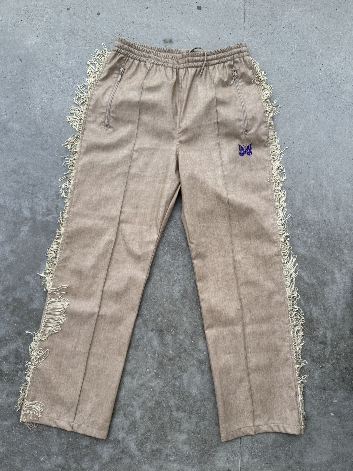 Japanese Brand × Needles 🦋Needles Cowboy Style Eco Leather Pants Size US 32 / EU 48 - 2 Thumbnail