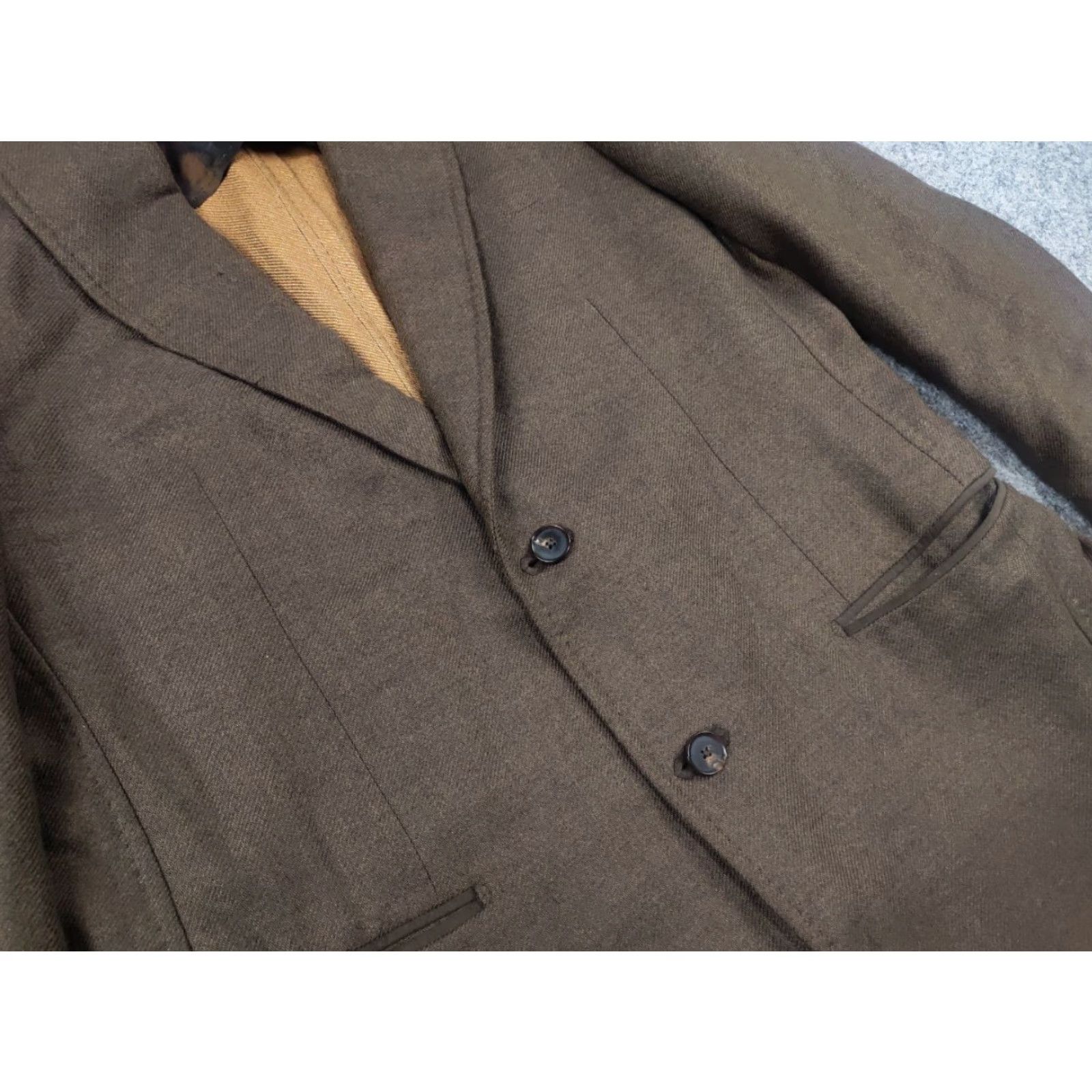 Pal Zileri Pal Zileri Blazer Jacket Sartoriale Italy Cashmere Silk Brown Classic 2 Button Size 42R - 7 Thumbnail