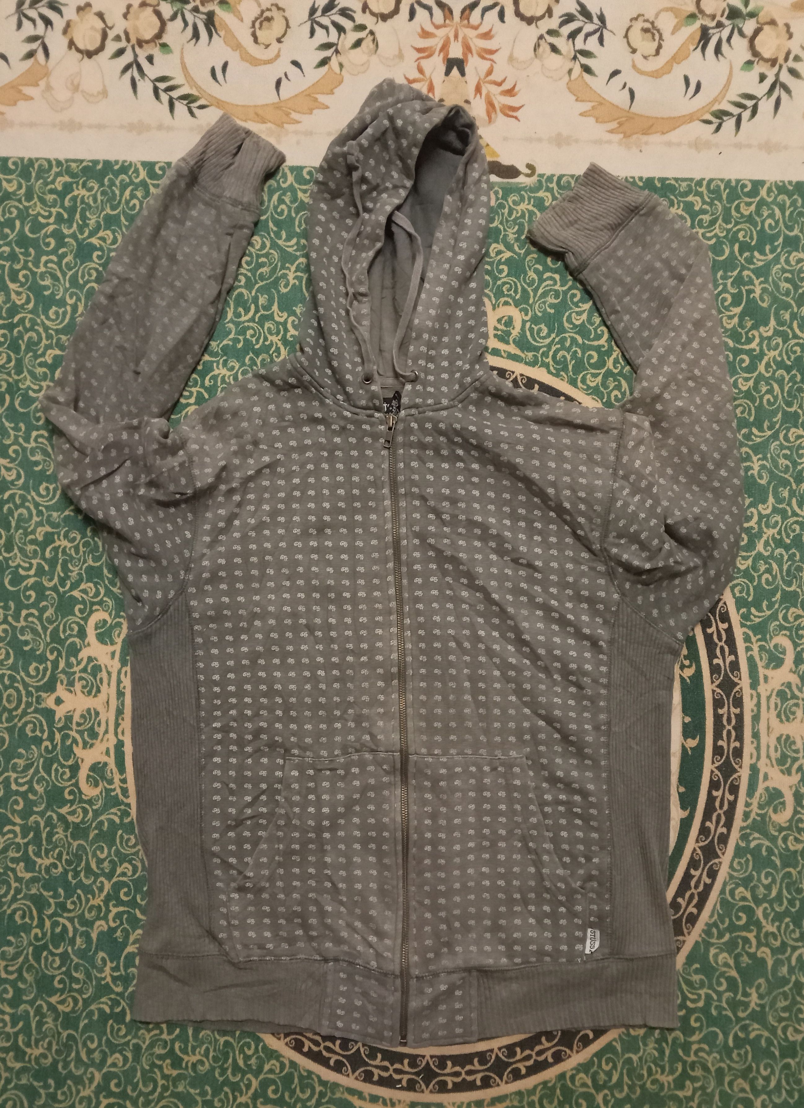 Stussy Stussy Distressed Hoodie Size US M / EU 48-50 / 2 - 1 Thumbnail