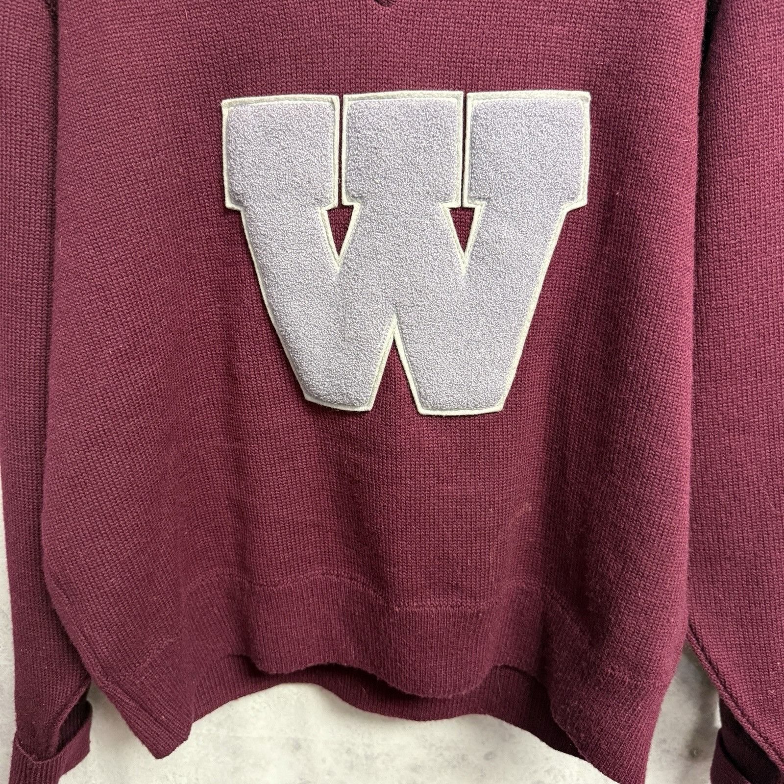 Vintage Vintage Washington State Cougars Varsity 100% Wool Letterman Size US XL / EU 56 / 4 - 4 Thumbnail