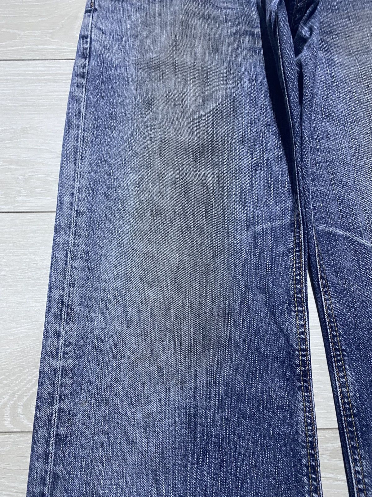 Edwin Vintage Edwin 503 Premium Grunge Distressed Loose Jeans Size US 33 - 7 Thumbnail