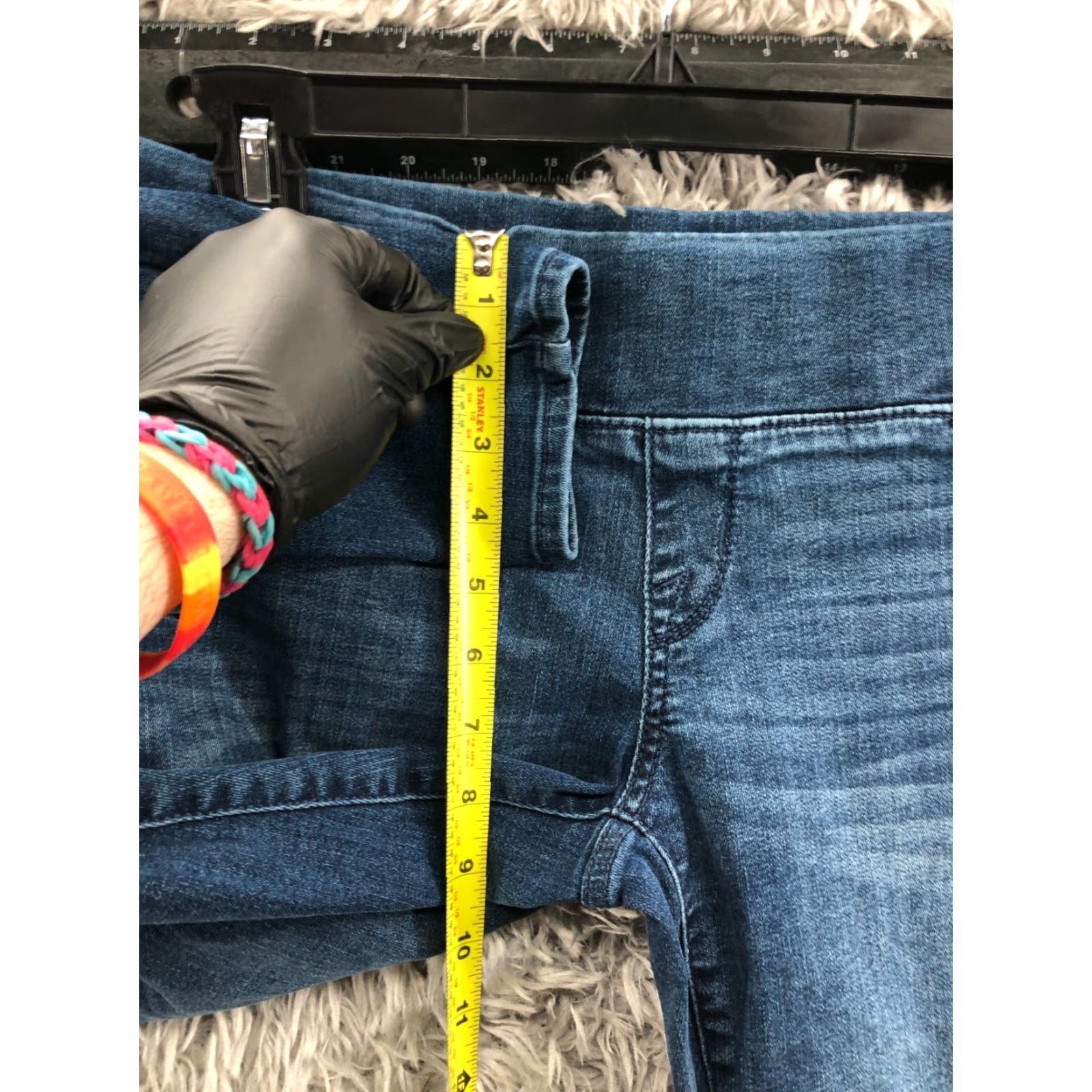 Vintage Ingrid & Isabel Maternity Jegging Jeans Size 2 Womens Medium Wash Blue Size 26" / US 2 / IT 38 - 4 Thumbnail
