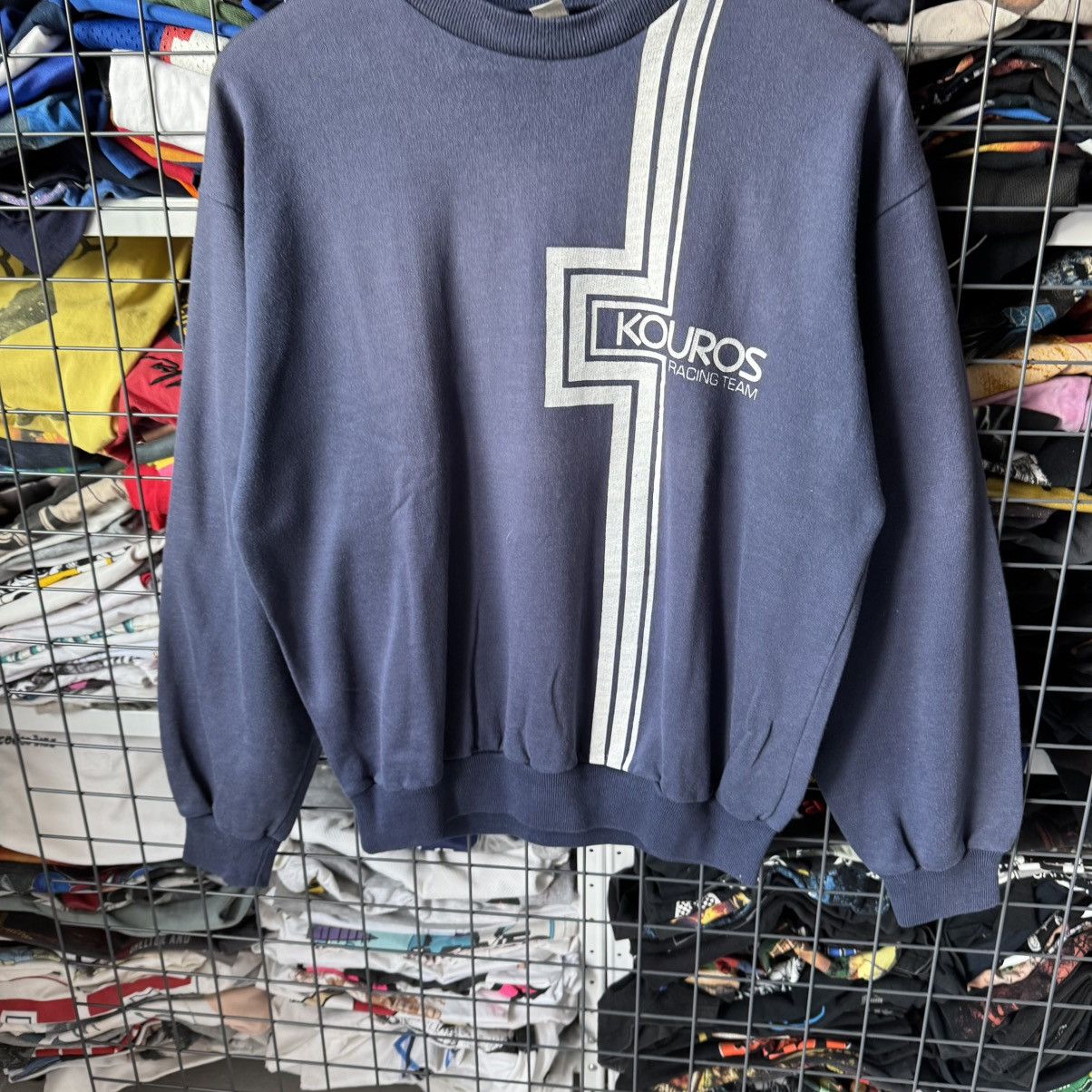 Mercedes-Benz Vintage 1987 YSL Kouros Racing Mercedes LeMans Sweatshirt Size US L / EU 52-54 / 3 - 5 Thumbnail