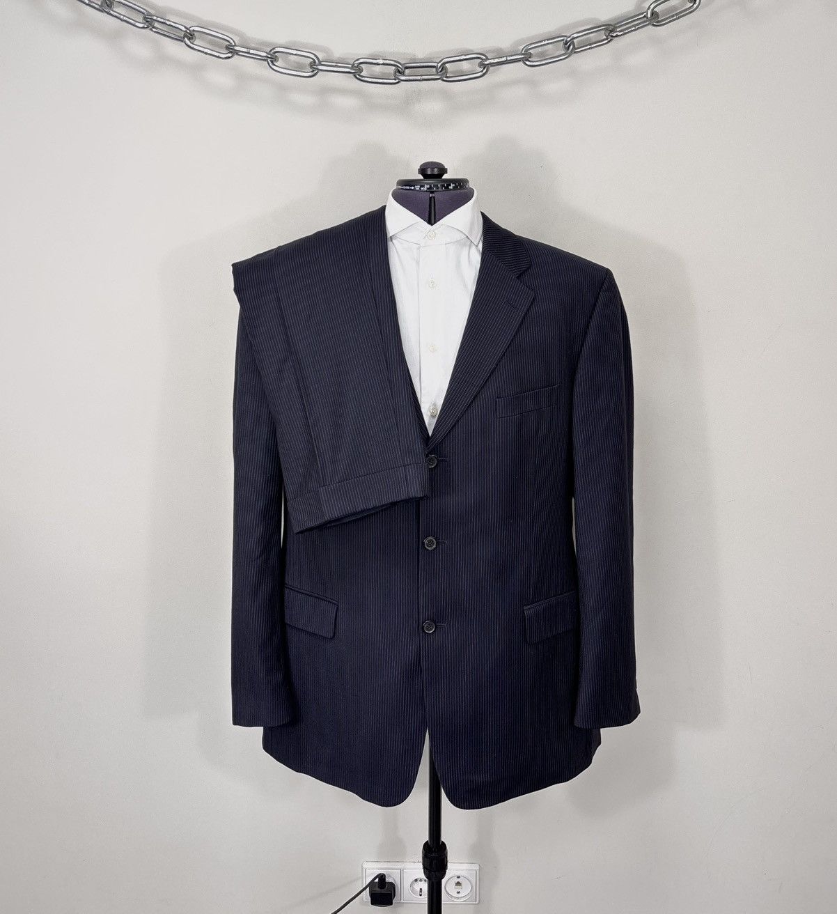 Hugo Boss Hugo Boss Men’s Da Vinci/Lucca Men’s Super 100 Wool Suit Size 46R - 1 Thumbnail
