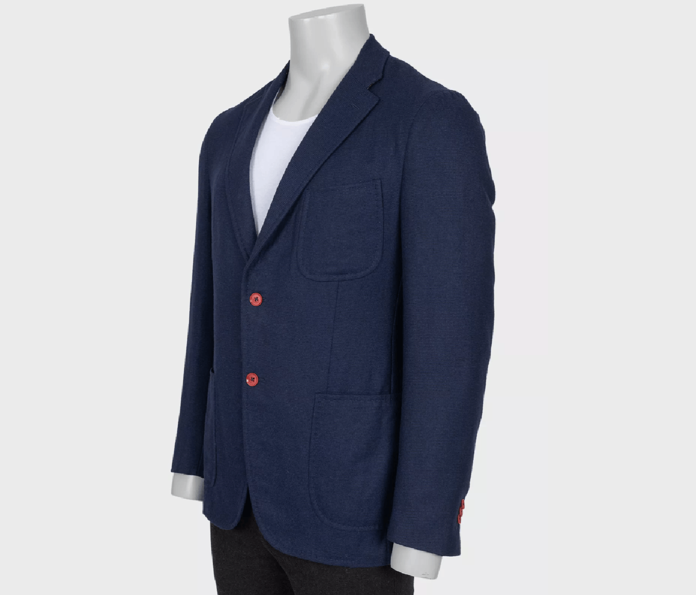 Isaia Isaia men’s purple wool jacket with contrast buttons Size 50R - 2 Thumbnail