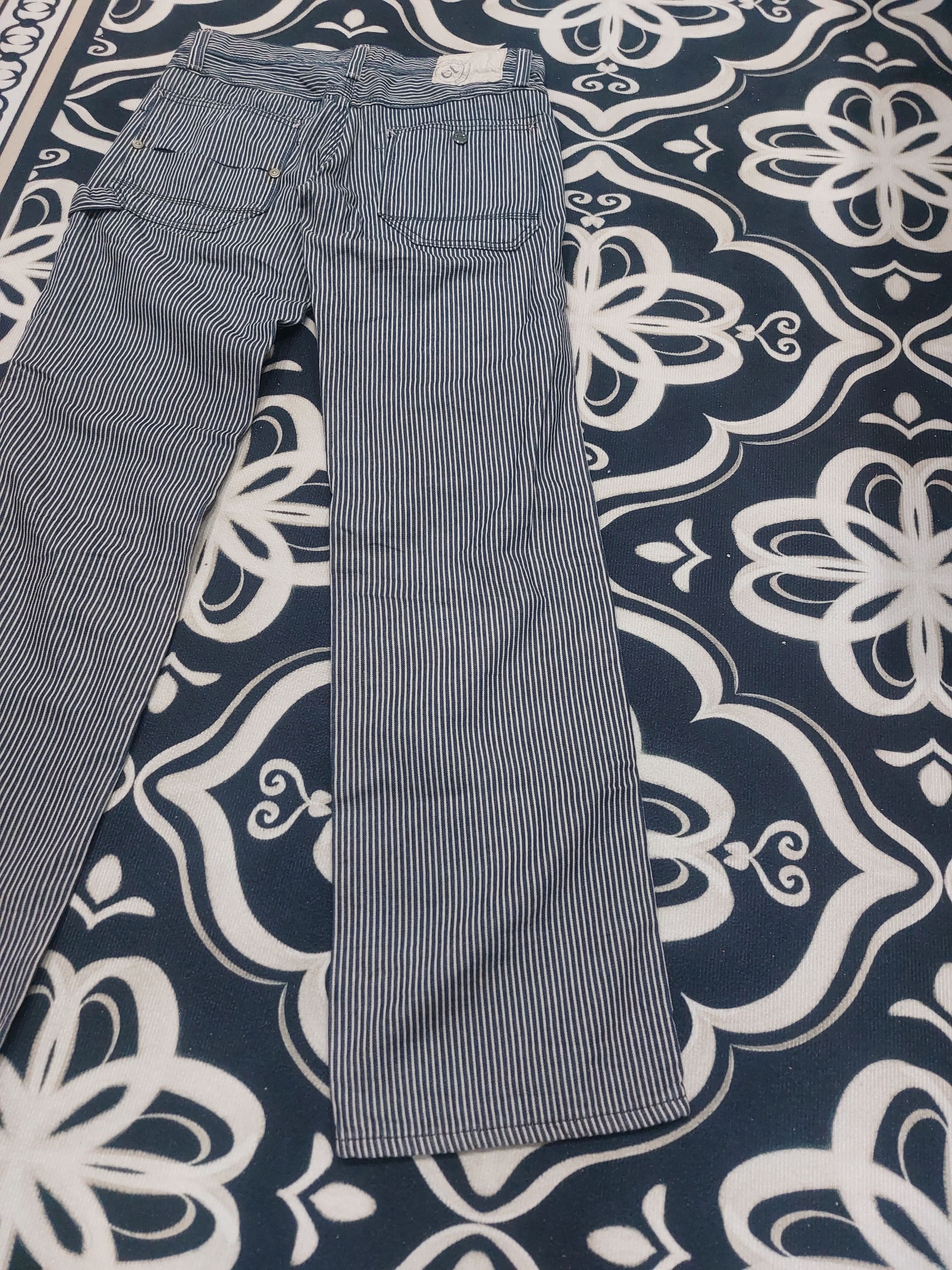 Japanese Brand × Jean HICKORY STRIPE ET BOITE JAPANESE JEANS Size US 32 / EU 48 - 12 Thumbnail