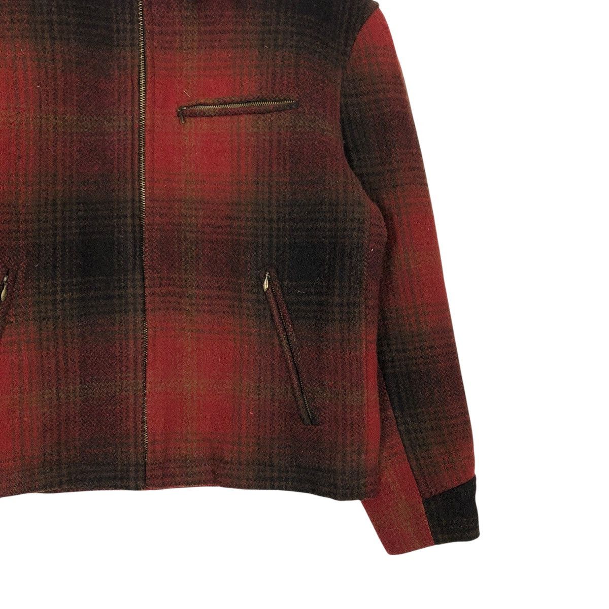 Japanese Brand 🔥VINTAGE CHORE WOOL JACKET UNIQLO TARTAN ISSEY MIYAKE Size US M / EU 48-50 / 2 - 7 Thumbnail