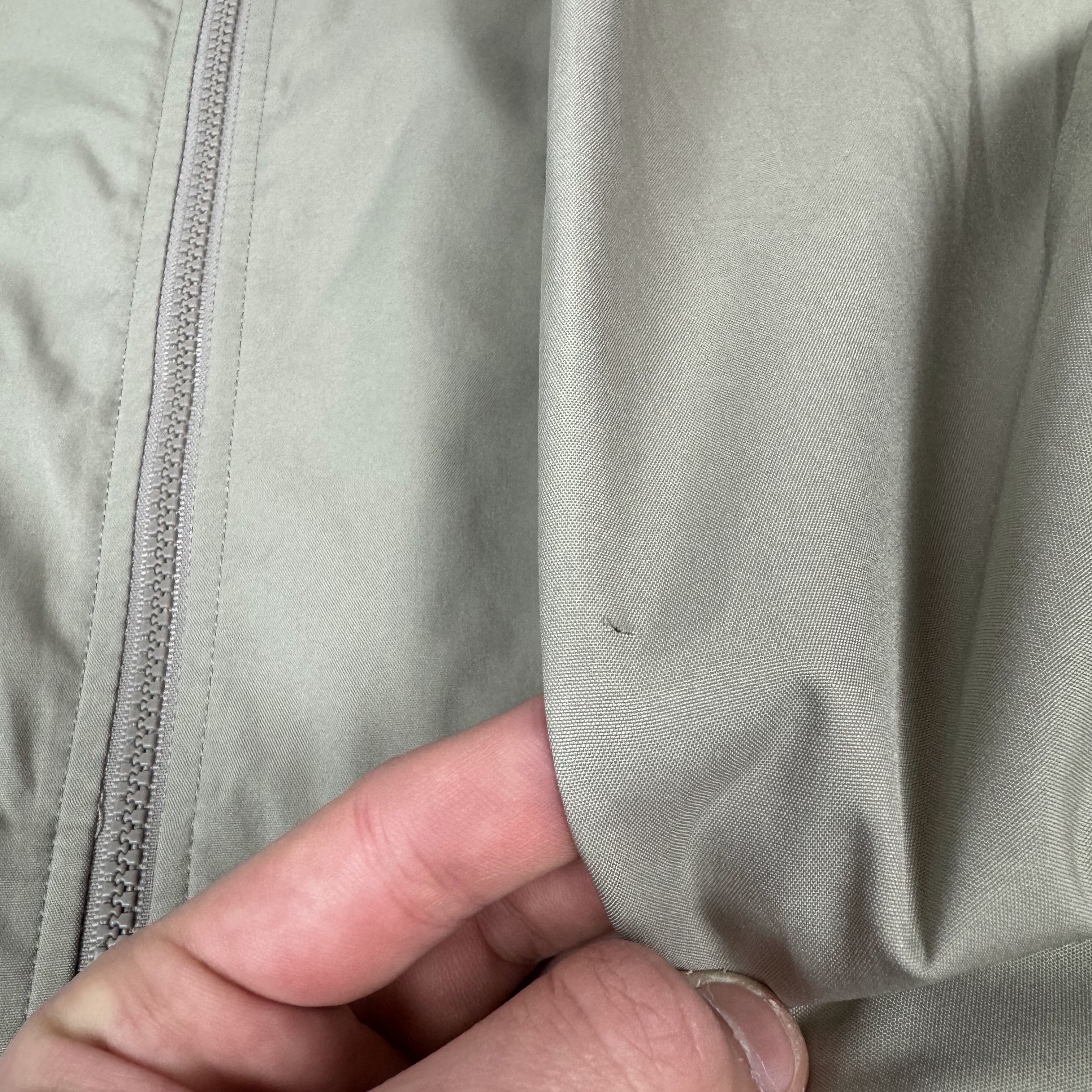 Nike × Vintage Nike Beige Swoosh Full Zip Windbreaker Jacket Medium Size M / US 6-8 / IT 42-44 - 8 Thumbnail