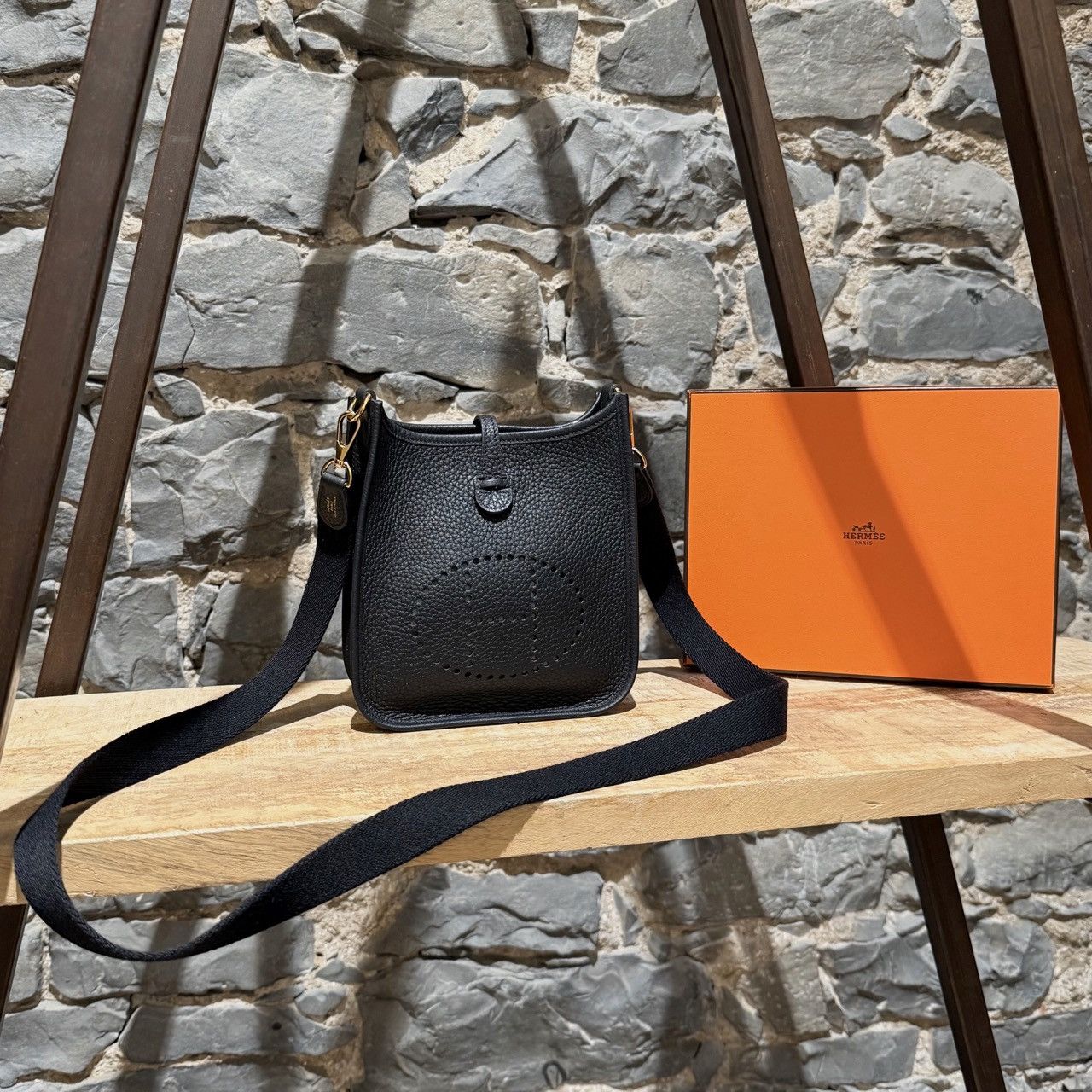 Hermes Hermès 2022 Black Taurillon Evelyne 16 TPM Amazone Bag Size ONE SIZE - 1 Thumbnail