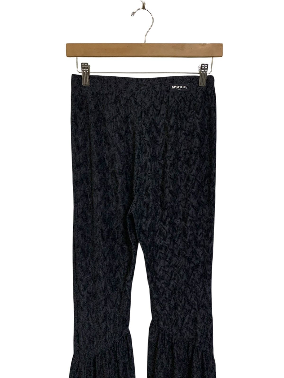 MSCHF 💥Japanese Fashion Designer MSCHF Flare Mischief Pleats Pant Size 25" / US 0 / IT 36 - 4 Thumbnail