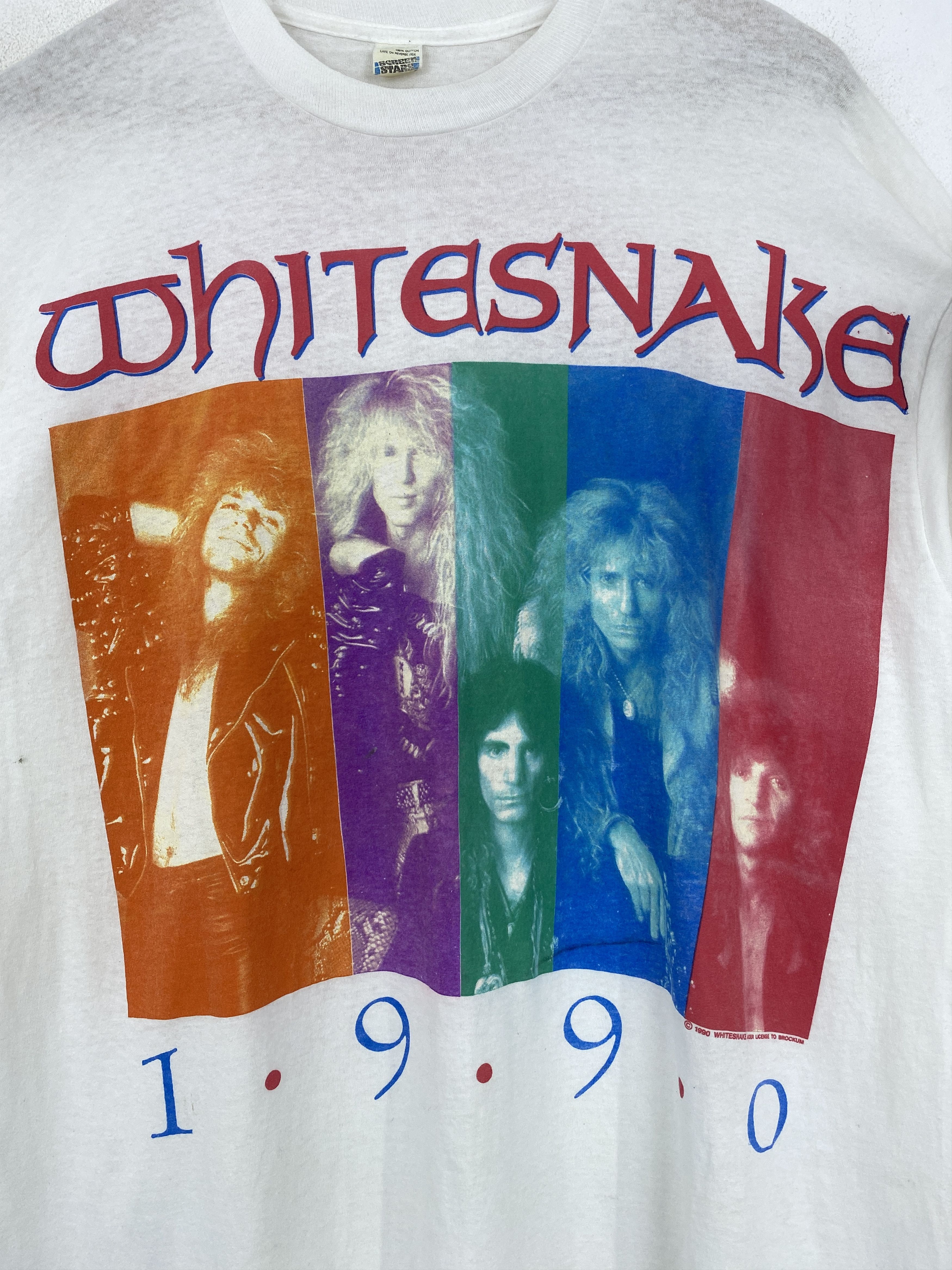 Band Tees × Vintage Vintage 90s Whitesnake Line Up Band Tee TA0555 Size US XXL / EU 58 / 5 - 9 Thumbnail