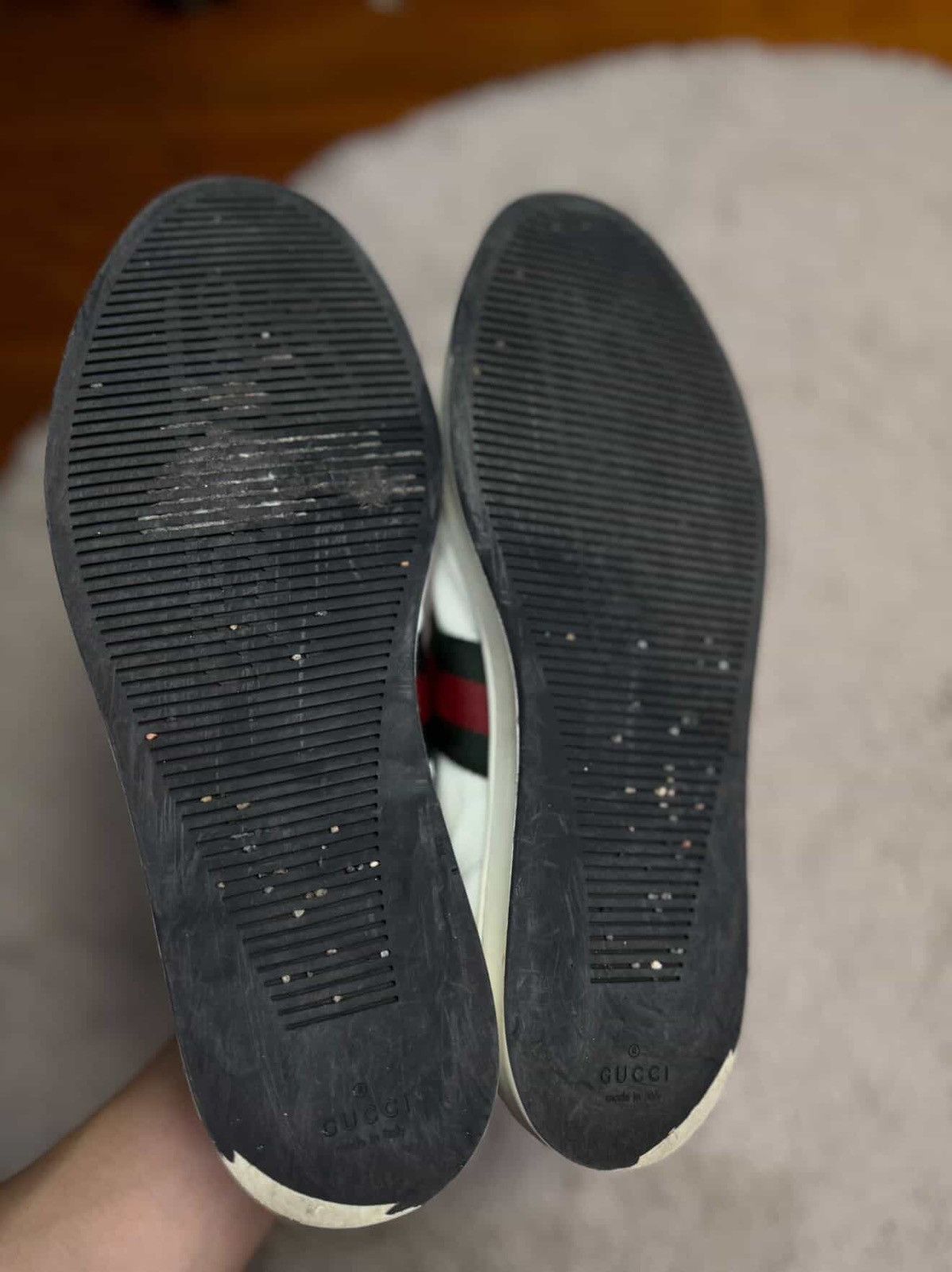 Gucci Gucci Coda 283115 White Leather Men’s Sz 10 Fashion Sneakers Size US 10 / EU 43 - 4 Thumbnail