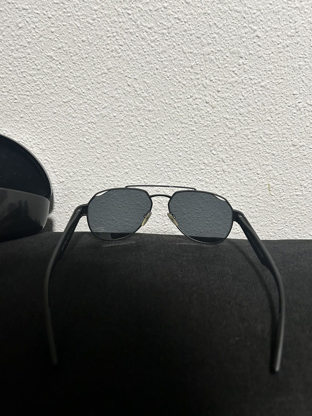 Prada POLARIZED NEW PRADA Linea Rossa Black Grey Sunglasses Size ONE SIZE - 5 Thumbnail