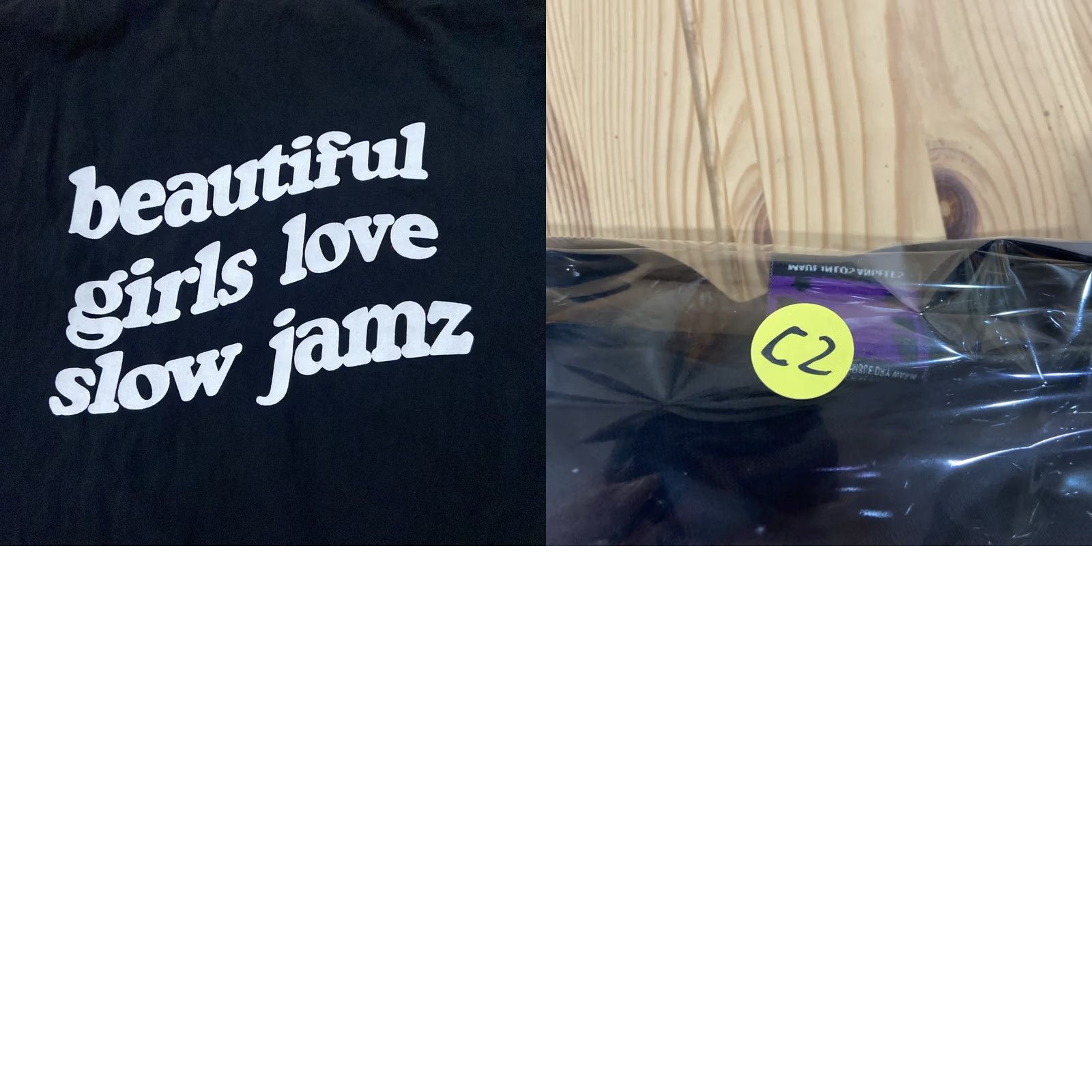 Vintage Nike Shirt Slow Jamz LA Modern Double Sided Graphic T Shirt Large XL Black Mens Size US XL / EU 56 / 4 - 8 Thumbnail