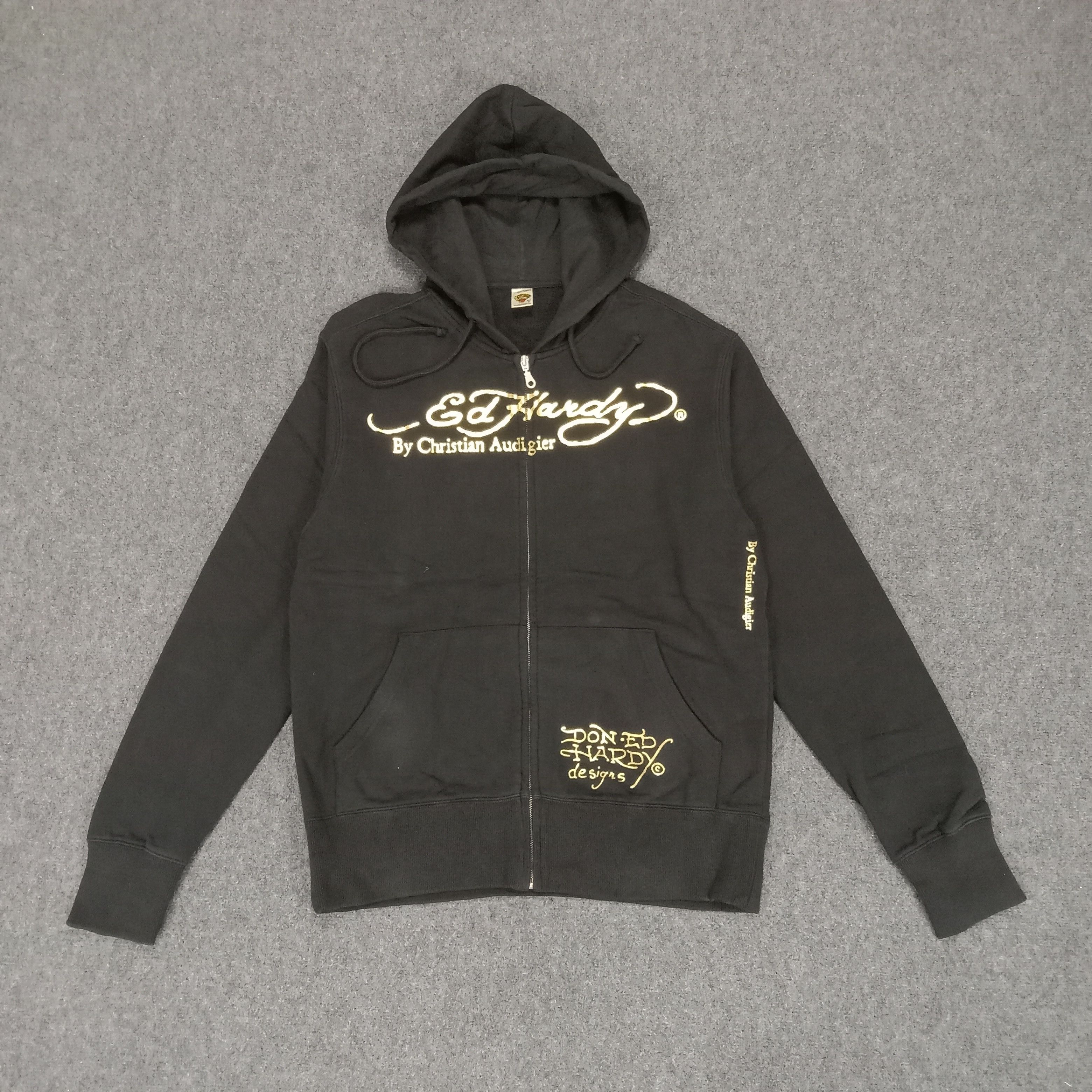 Ed Hardy × Vintage Ed Hardy by Christian Audiger Snake Art Hoodies Size US M / EU 48-50 / 2 - 4 Thumbnail