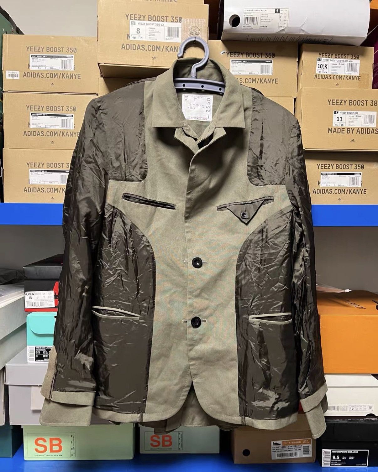 Sacai Sacai Layered Mixed Material Jacket J42 Size US M / EU 48-50 / 2 - 1 Thumbnail
