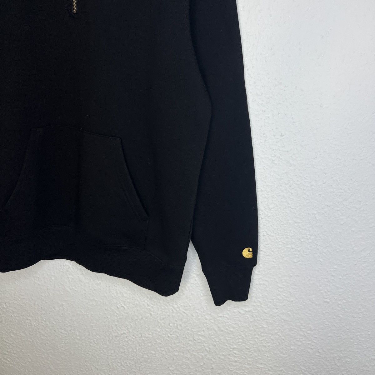 Carhartt Carhartt WiP Sweatshirt Chase Neck Half ZIP Black Logo Size US M / EU 48-50 / 2 - 3 Thumbnail
