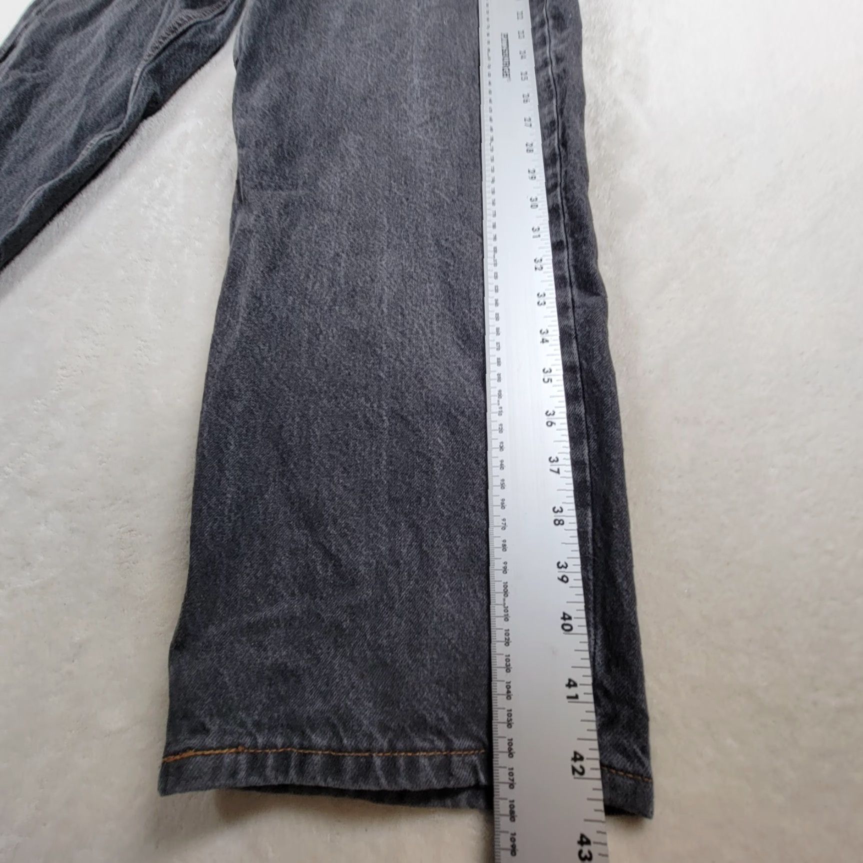 Levi's Levis Super Baggy Jeans Men 30x34 Gray/ Black Wide Leg Skater Grunge Y2K Jeans Baggy Mens Modern Retro Logo 30 Size US 30 / EU 46 - 5 Thumbnail