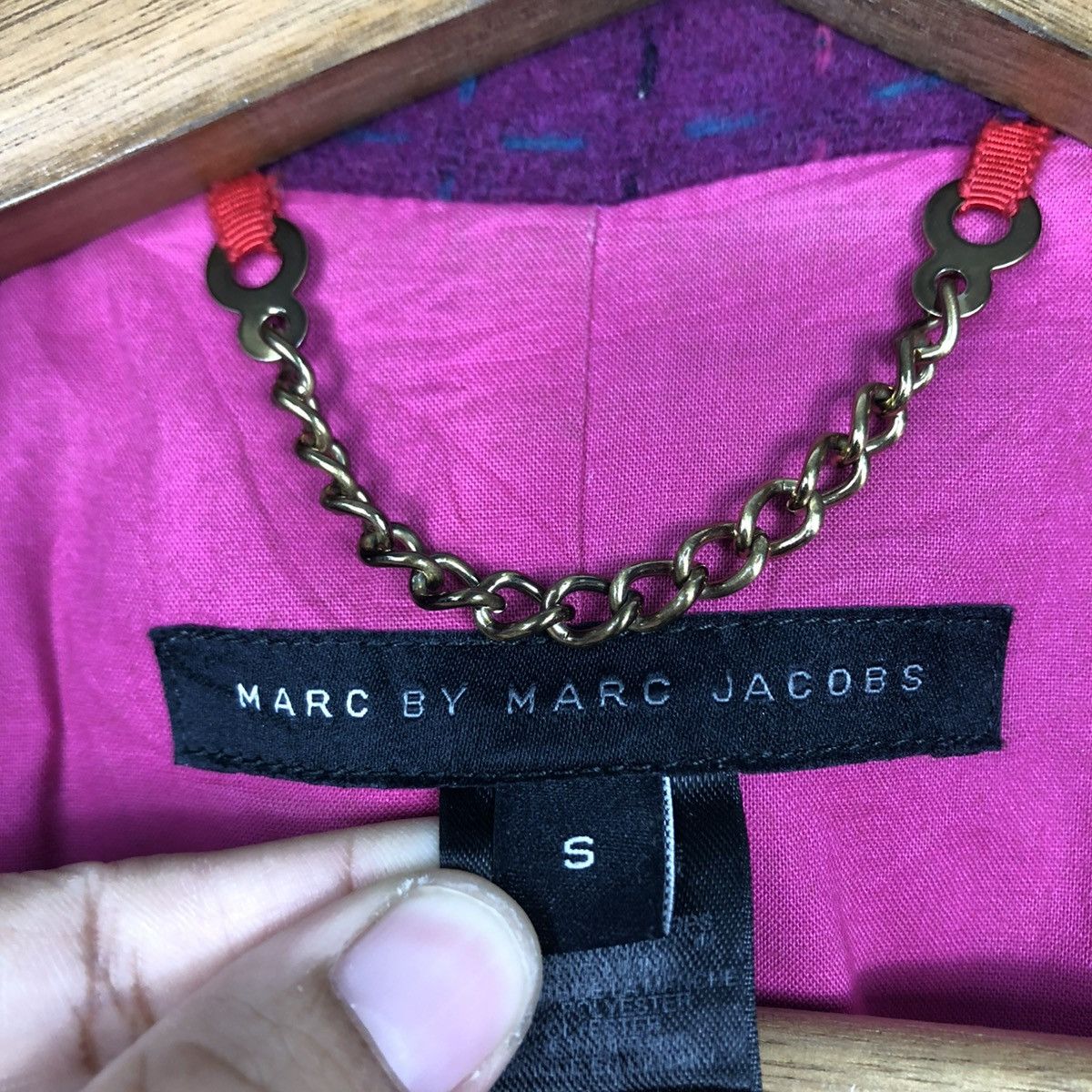 Marc by Marc Jacobs 🔥VINTAGE WOOL TWEED QUILTED JACKET MARC Size S / US 4 / IT 40 - 19 Thumbnail