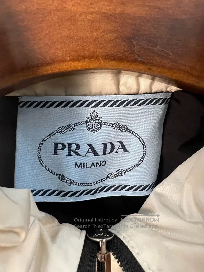 Prada Prada Black and white colour-blocked short coat Size XS / US 0-2 / IT 36-38 - 3 Thumbnail