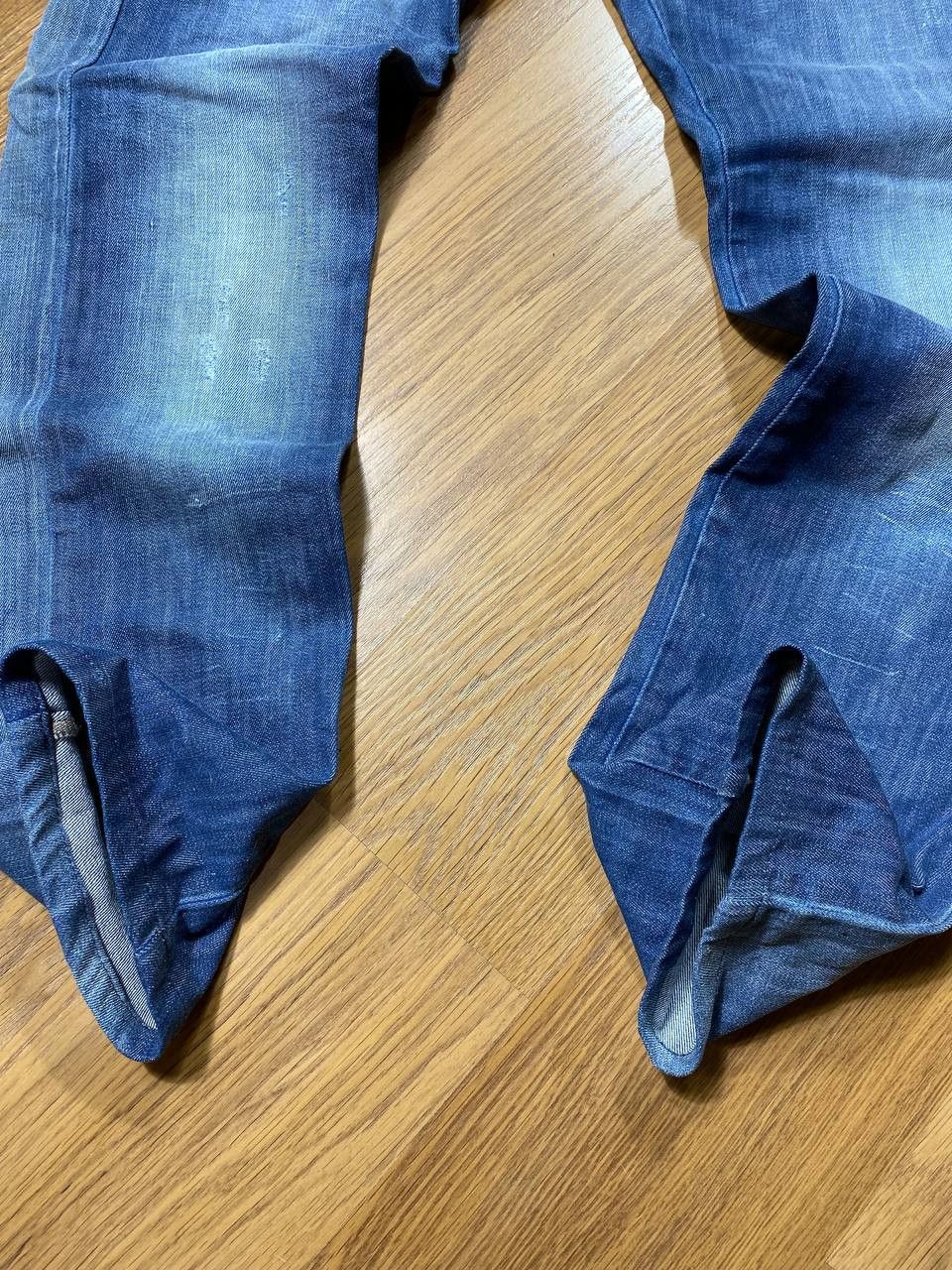 Japanese Brand Crazy Crash Dirty Baggy Faded Jean Japan Avant Garde Style Size US 26 / EU 42 - 8 Thumbnail