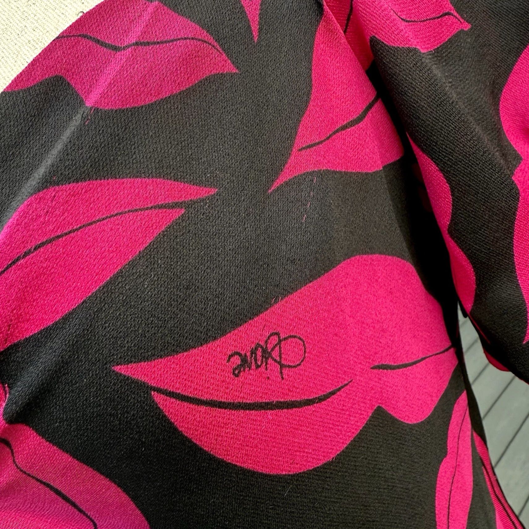 Diane von Furstenberg Diane von Furstenberg Silk Dotty Iconic Signature Midnight Kiss Lips Dress Sz 4 Size S / US 4 / IT 40 - 7 Thumbnail