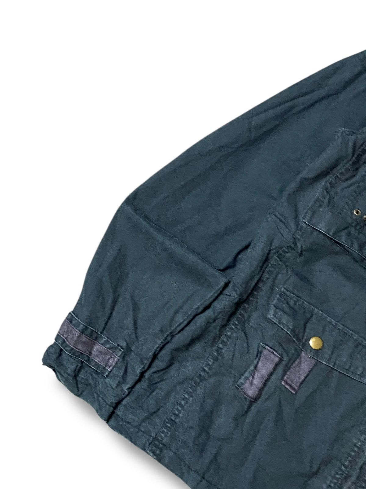 Japanese Brand × Seditionaries × Vintage Ark Blue Brand Utility Pockets Hooded Jacket (120) Size US M / EU 48-50 / 2 - 5 Thumbnail