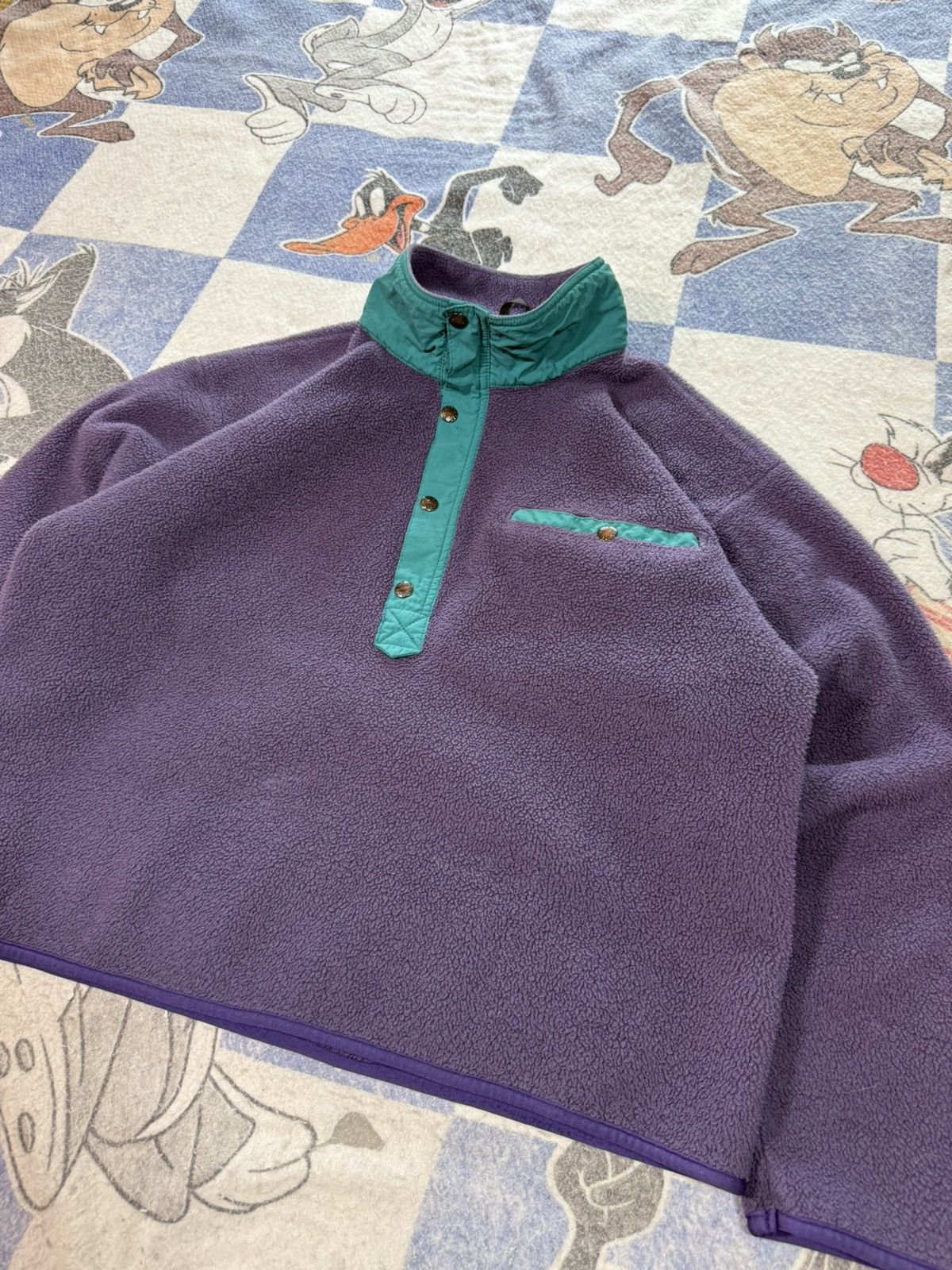 Vintage Vintage north face fleece pullover Size US XL / EU 56 / 4 - 2 Thumbnail