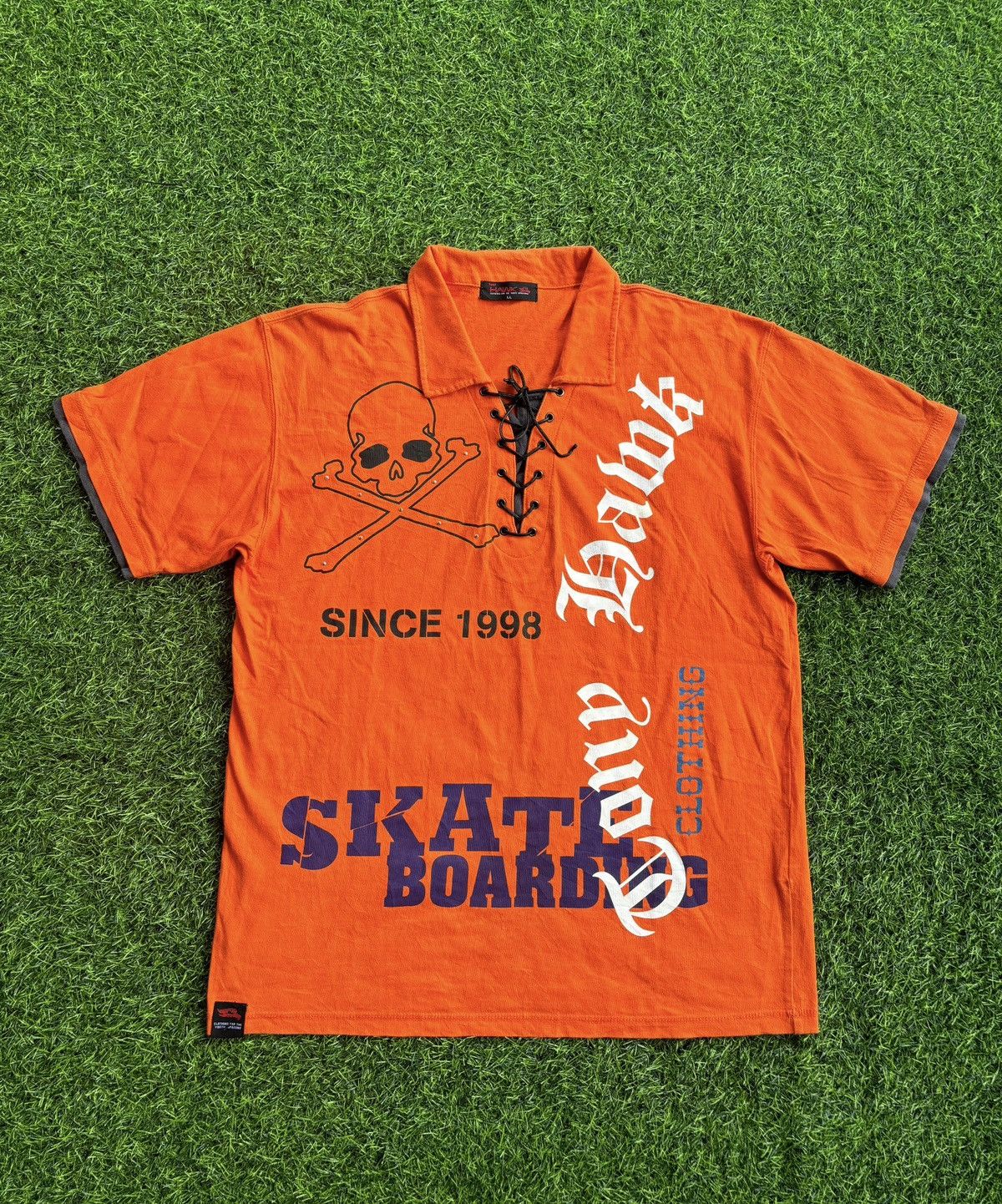 Hysteric Glamour Y2k Tony Hawk Laced Skull Punk Style Tshirt Size US XL / EU 56 / 4 - 1 Thumbnail