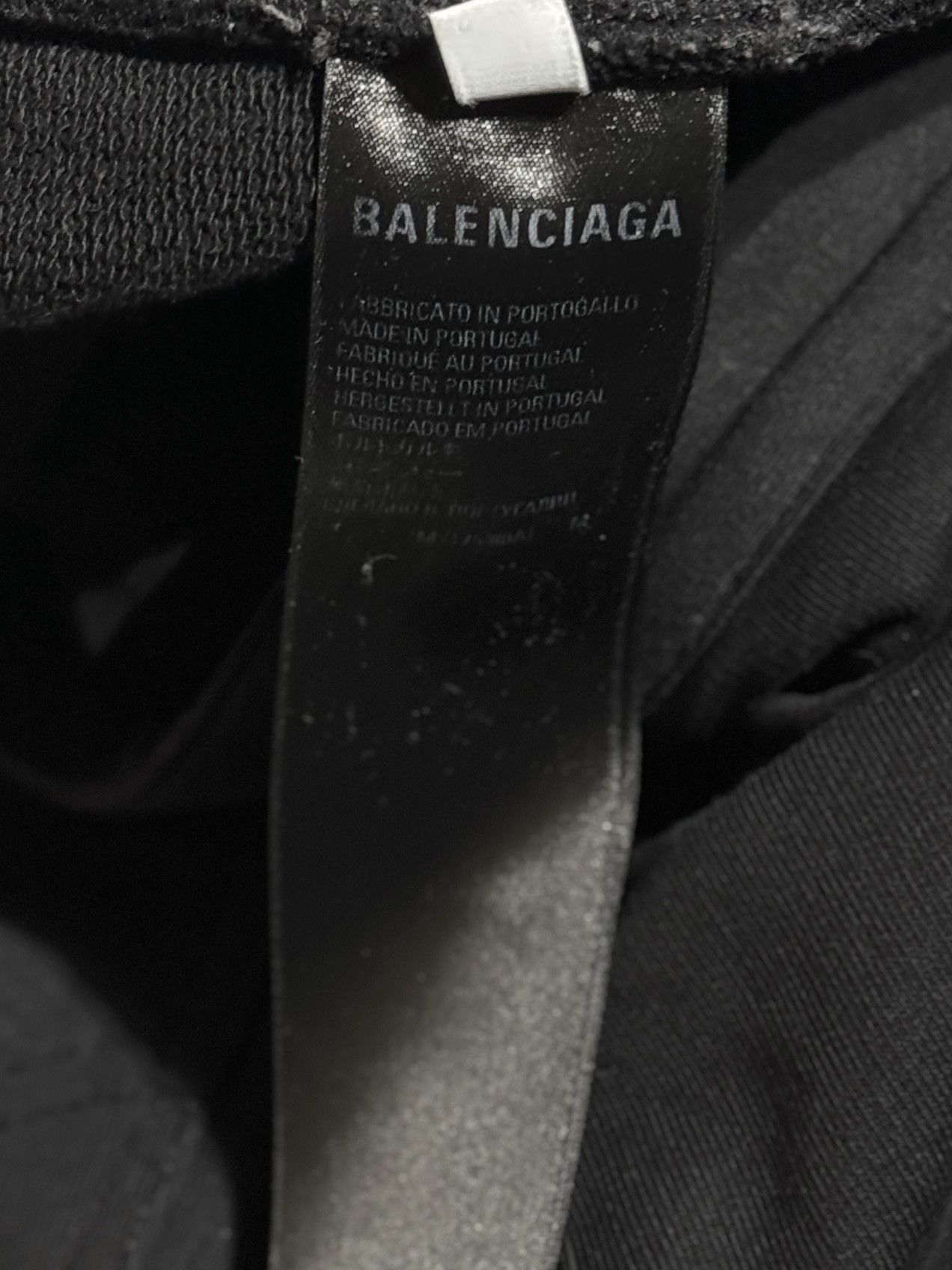 Balenciaga SS22 $638 BLACK FLARED LEG WIDE TROUSERS PANTS JEANS Size US 35 - 6 Thumbnail