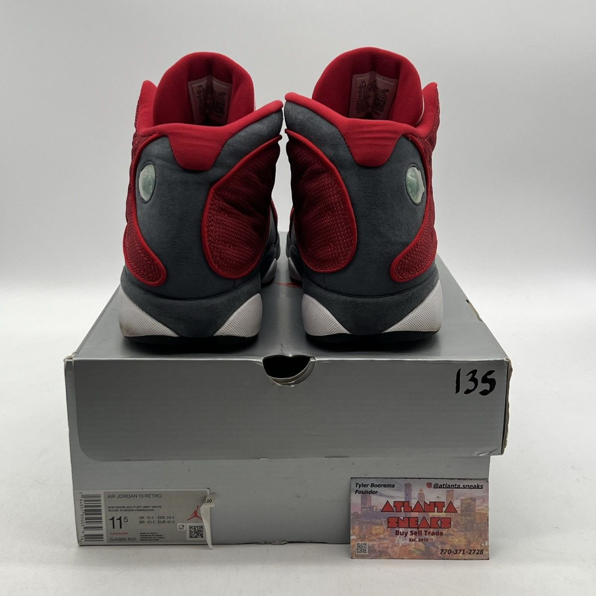 Jordan Brand Air Jordan 13 red flint Size US 11.5 / EU 44-45 - 3 Thumbnail