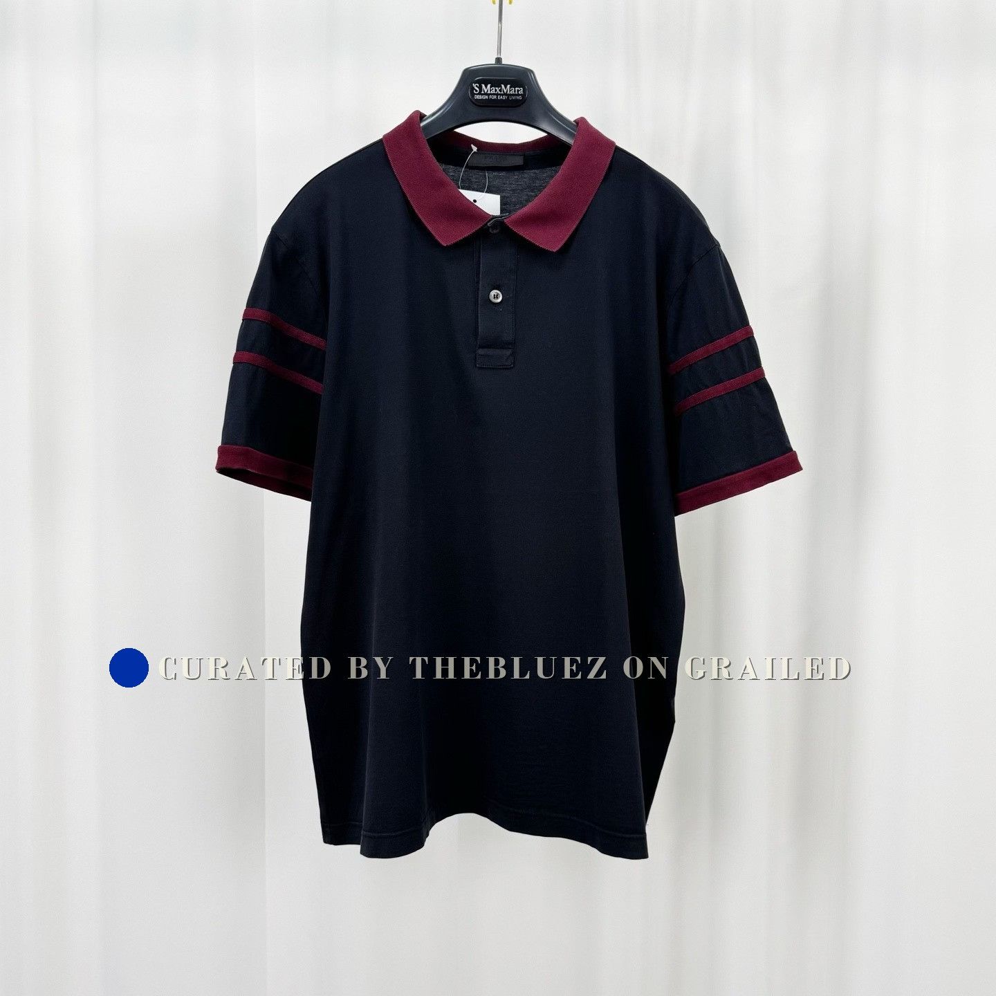 Prada Prada Black Polo Short Sleeve Size US L / EU 52-54 / 3 - 1 Thumbnail