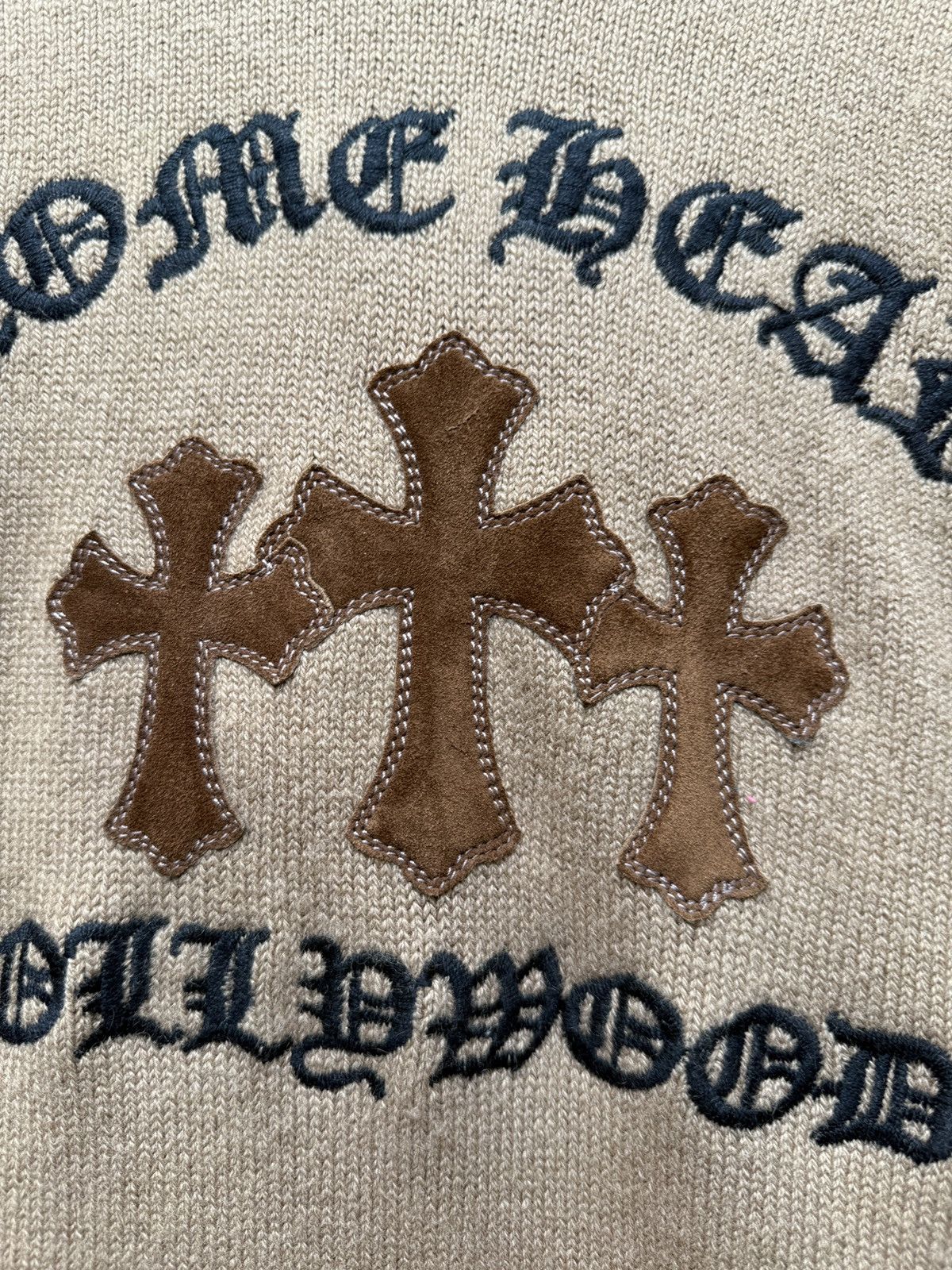 Chrome Hearts Chrome Hearts King Taco Brown Cashmere Suede Hoodie Size US XL / EU 56 / 4 - 3 Thumbnail