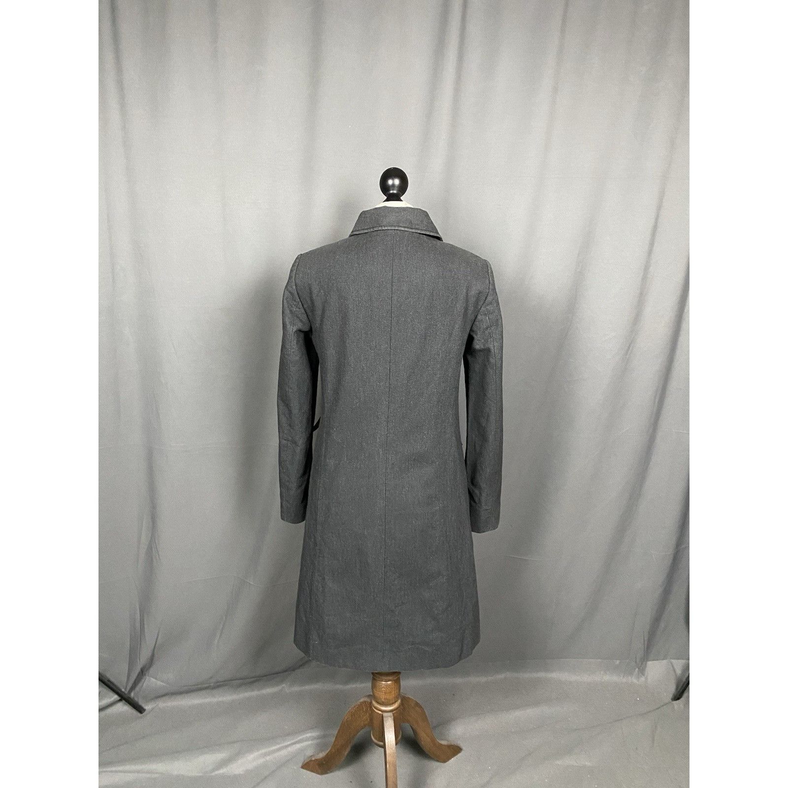 Prada Prada Milano Women's Gray Long Trench Over Coat Size 40 Size S / US 4 / IT 40 - 7 Thumbnail