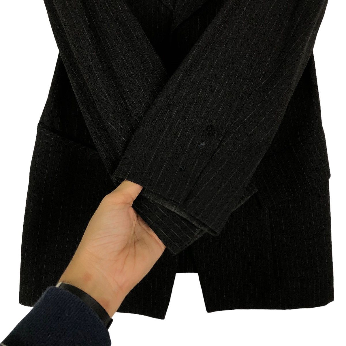 Christian Dior Monsieur 🔥Vintage Christian Dior Striped Coats Jacket Double Breast Size US M / EU 48-50 / 2 - 15 Thumbnail