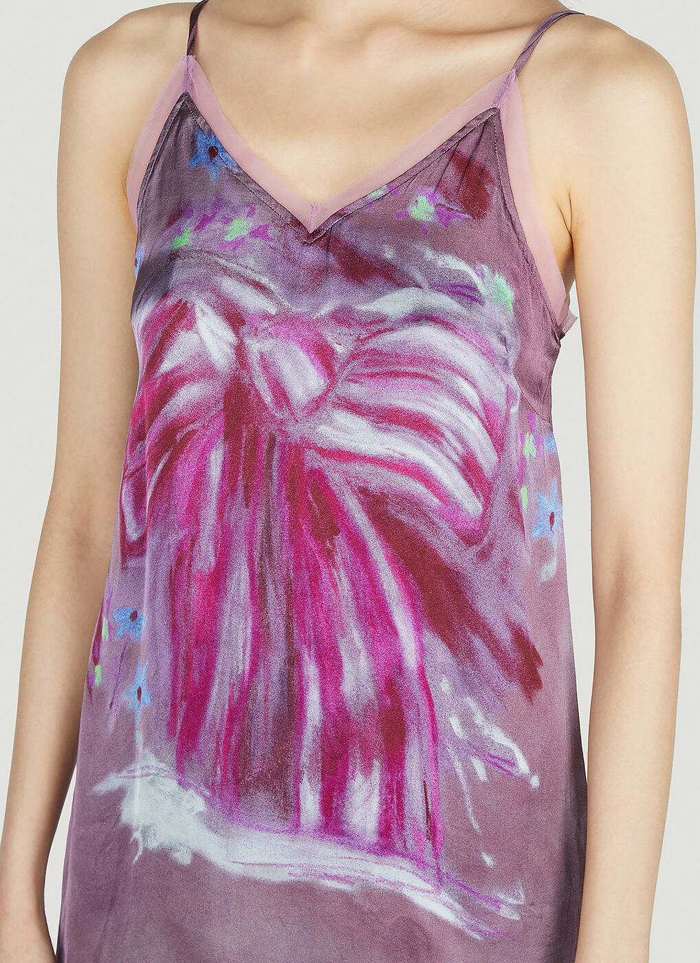Acne Studios $580 Acne Studios Printed Slip Mini Dress Size M / US 6-8 / IT 42-44 - 5 Thumbnail