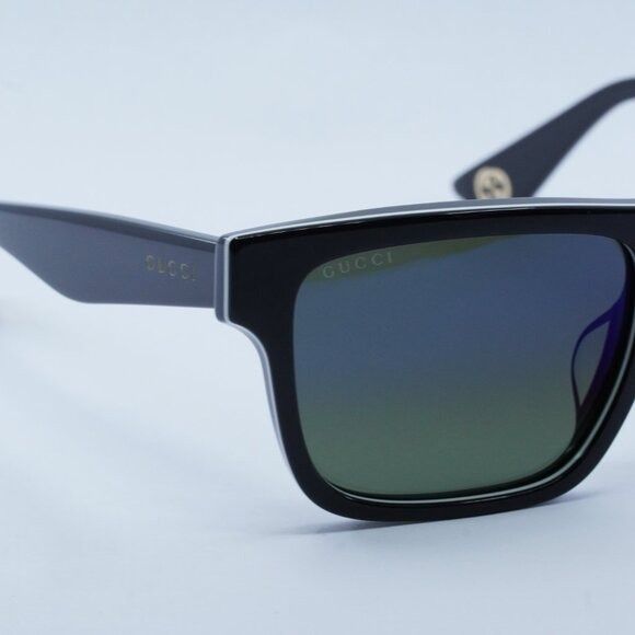 Gucci Gucci GG1618SA 003 Sunglasses Black/Grey Square Frame Size ONE SIZE - 8 Thumbnail
