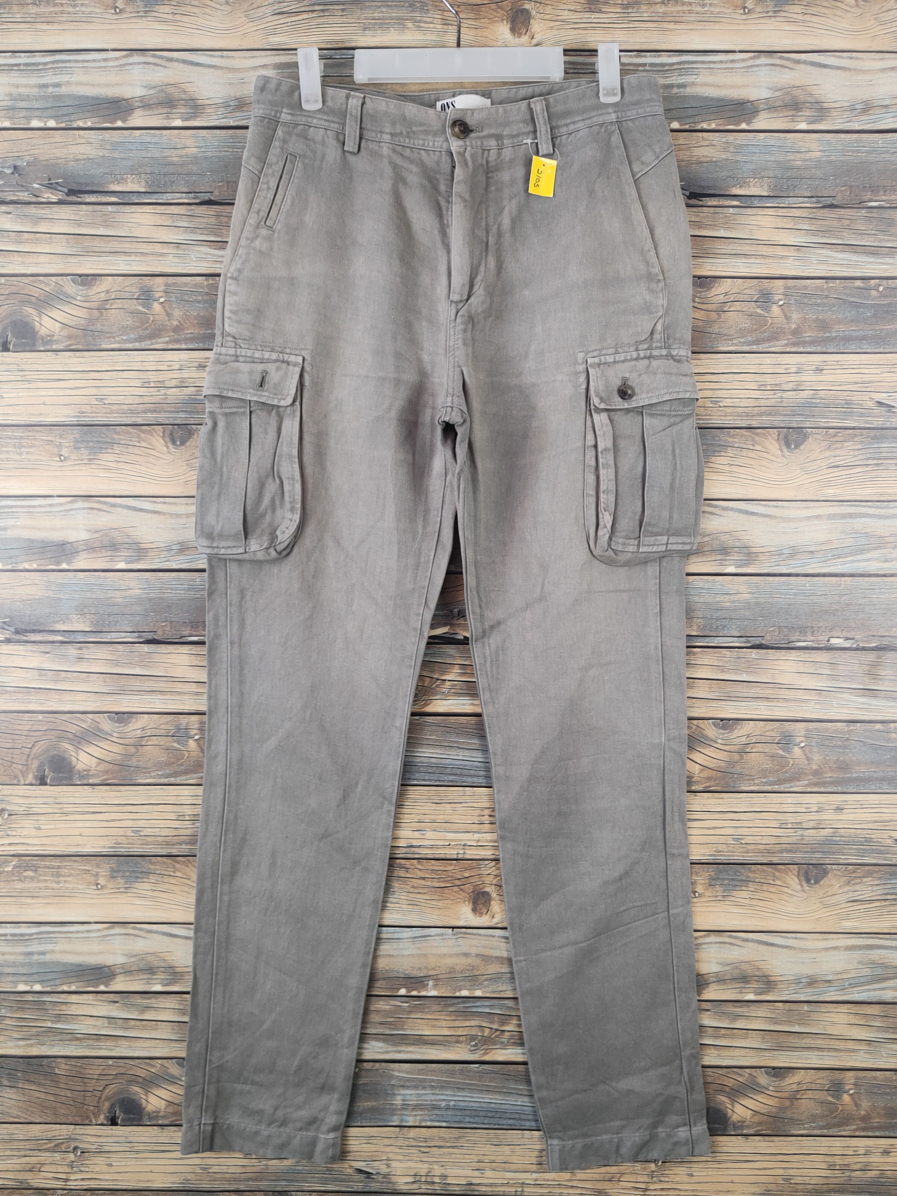 ONS DL Ons Olive Faded Multipocket Cargo Pants #2105 Size US 30 / EU 46 - 1 Thumbnail