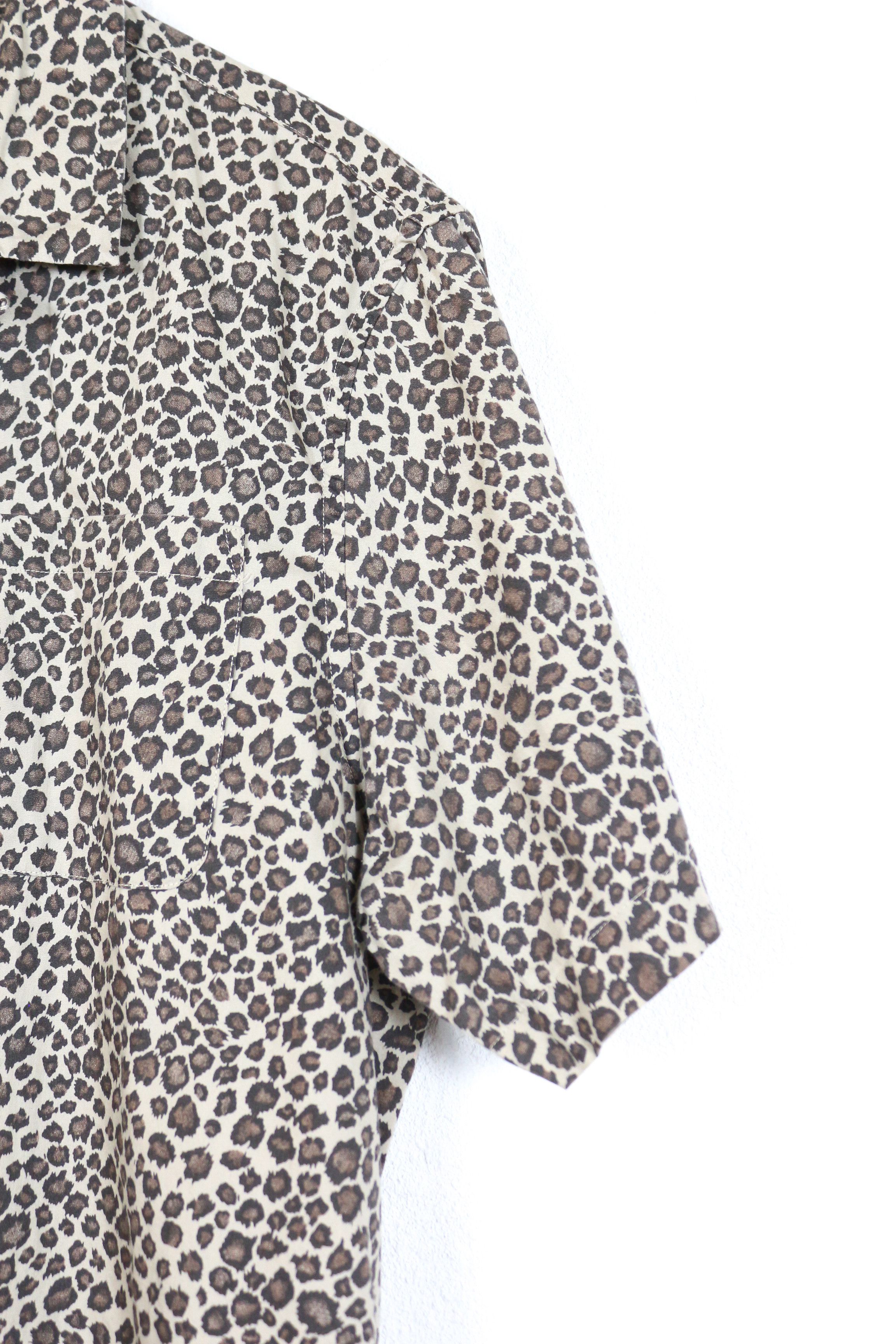 Allsaints Allsaints Apex Leopard Printed Hawaiian Shirt Avant Garde Size US XL / EU 56 / 4 - 3 Thumbnail