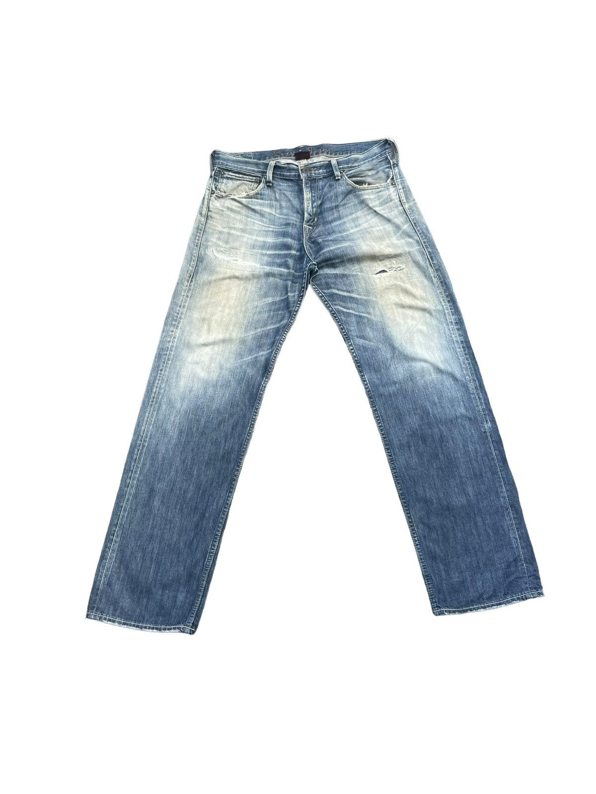 Levi's × Vintage Vintage 2008 Levis Lot 203 Faded & Distresed Size US 35 - 1 Thumbnail