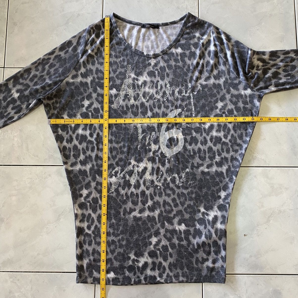 Japanese Brand LeShop Jeans Grunge Style Leopard Print Rhinestone Japanese Size S / US 4 / IT 40 - 17 Thumbnail