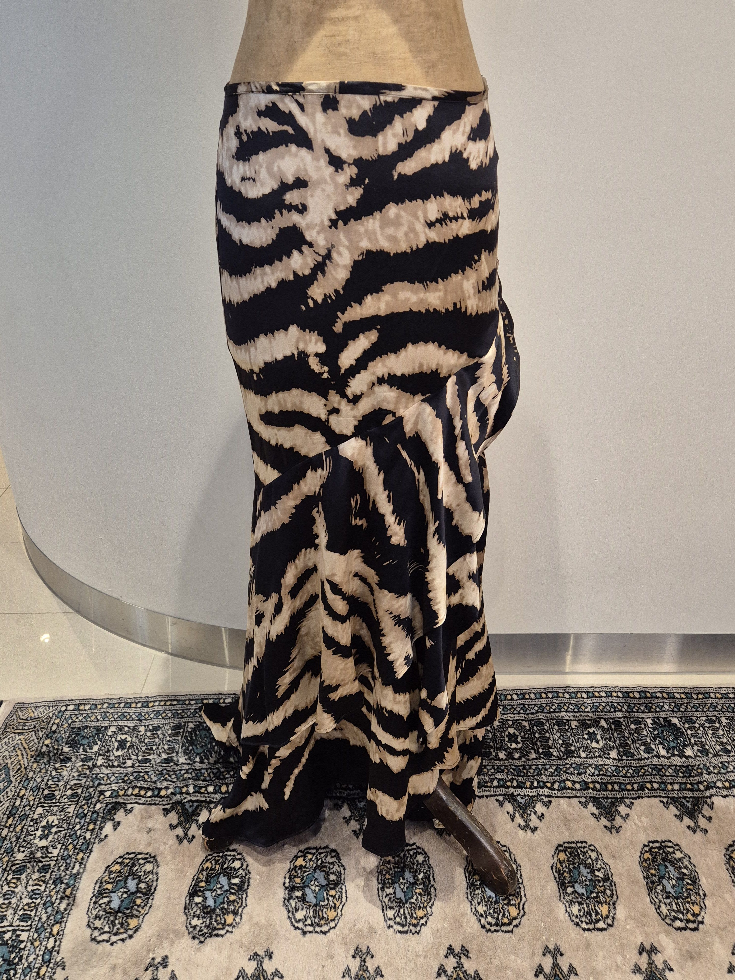 Roberto Cavalli Roberto Cavalli silk maxi skirt Size 27" / US 4 / IT 40 - 1 Thumbnail