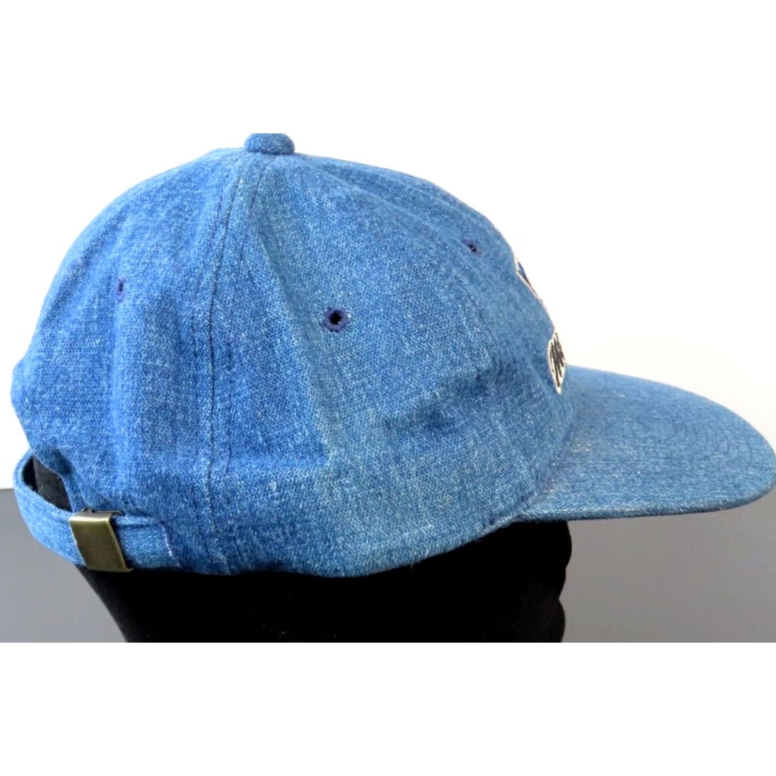 Vintage Miller Lite Time Embroidered Denim Trucker's Hat Cap New Strap Back Blue Men One Size Trucker Hat Beer Size ONE SIZE - 4 Thumbnail