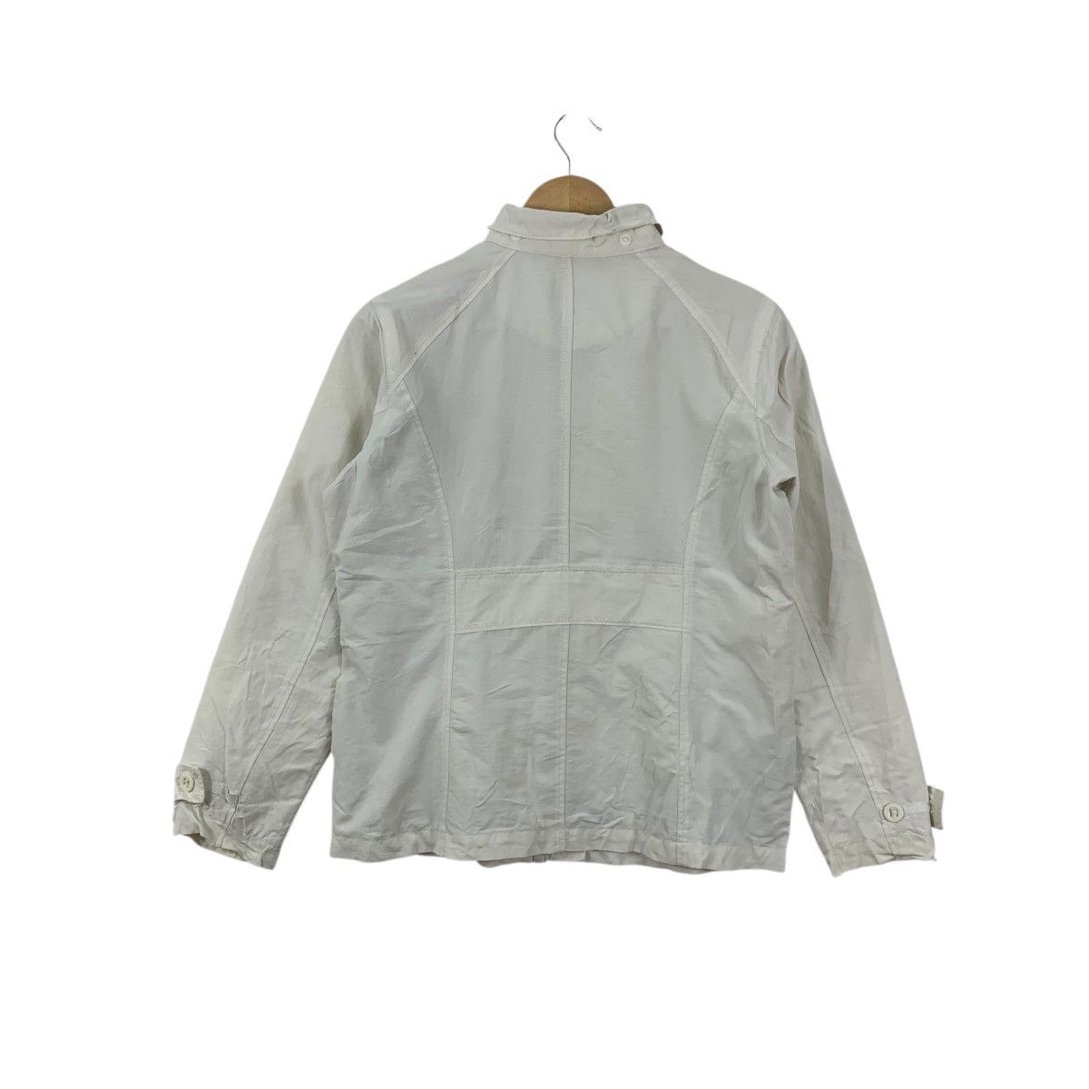 Lands' End Vintage LANDS’ END Outdoor Camping White Jacket Windbreaker Size XS / US 0-2 / IT 36-38 - 6 Thumbnail